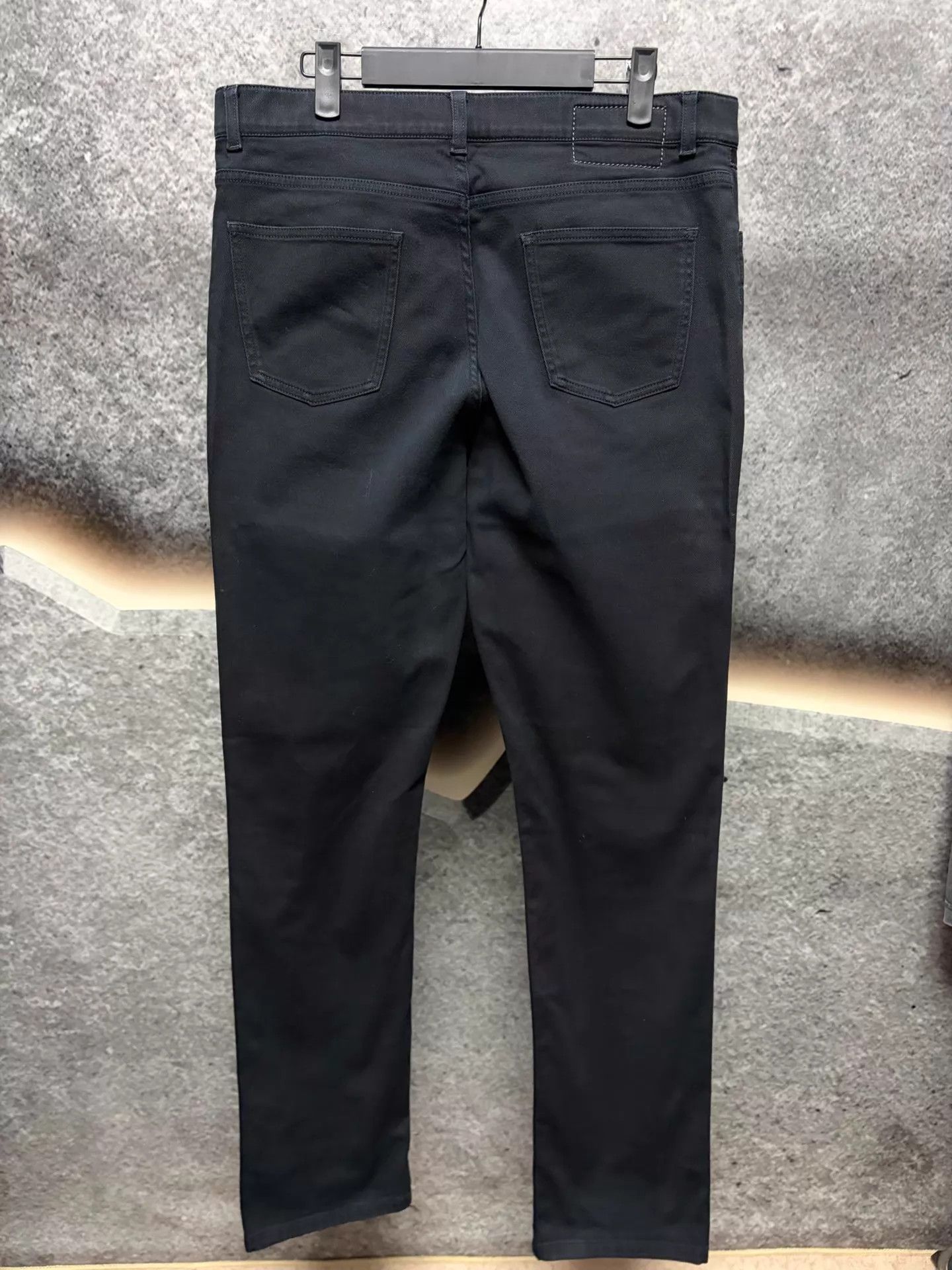 Hermes Hermes Men's Black Straight Fit Chinos 44 Size US 28 / EU 44 - 2 Thumbnail