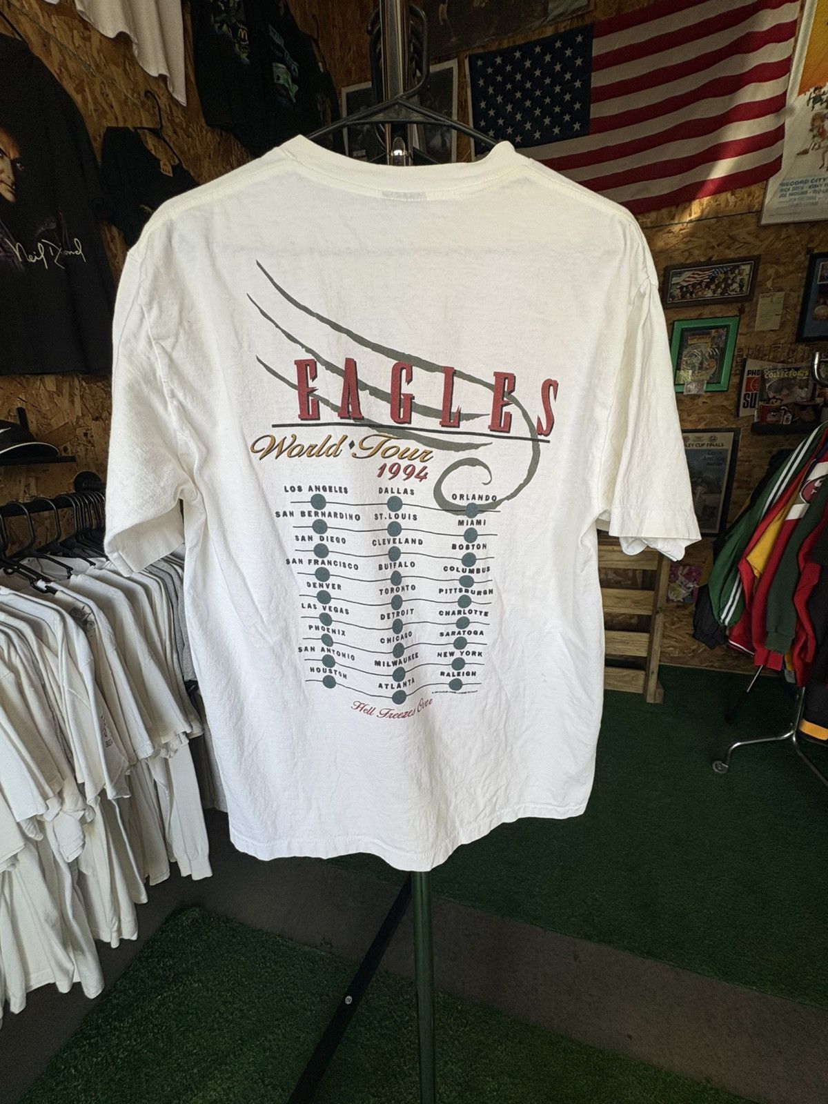 Band Tees 1994 Eagles Hell Freezes over Tour T-Shirt Size US L / EU 52-54 / 3 - 2 Thumbnail