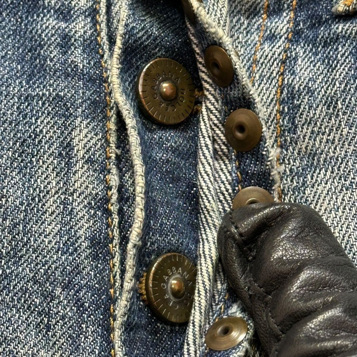 Dolce & Gabbana D&G Dolce & Gabbana Studded Distressed Denim Jeans Italy Size US 31 - 13 Thumbnail