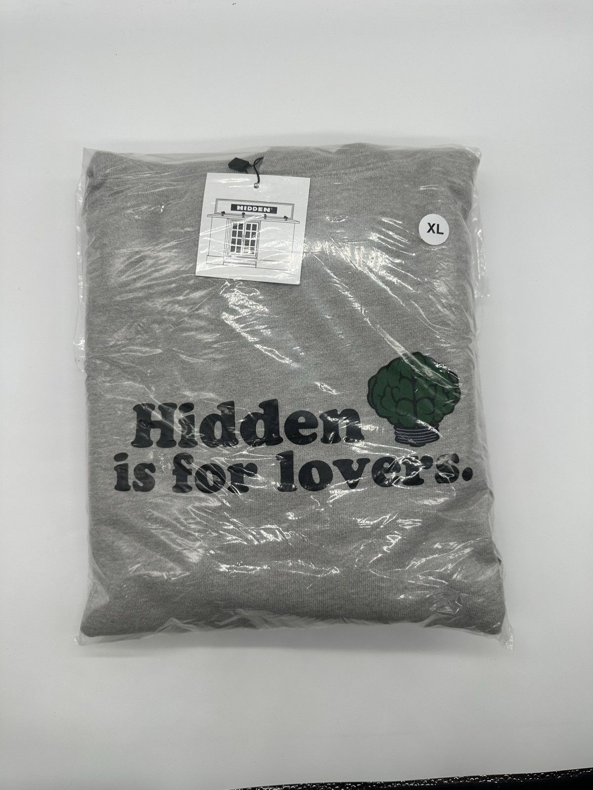 image of Hidden Ny X N.e.r.d Lovers Hoodie in Grey, Men's (Size XL)