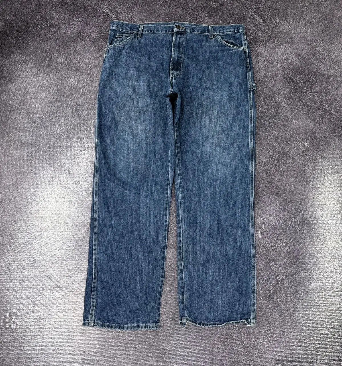 Dickies × Vintage Vintage Dickies Y2K American Faded Denim Hype Baggy Jeans Size US 42 / EU 58 - 2 Thumbnail