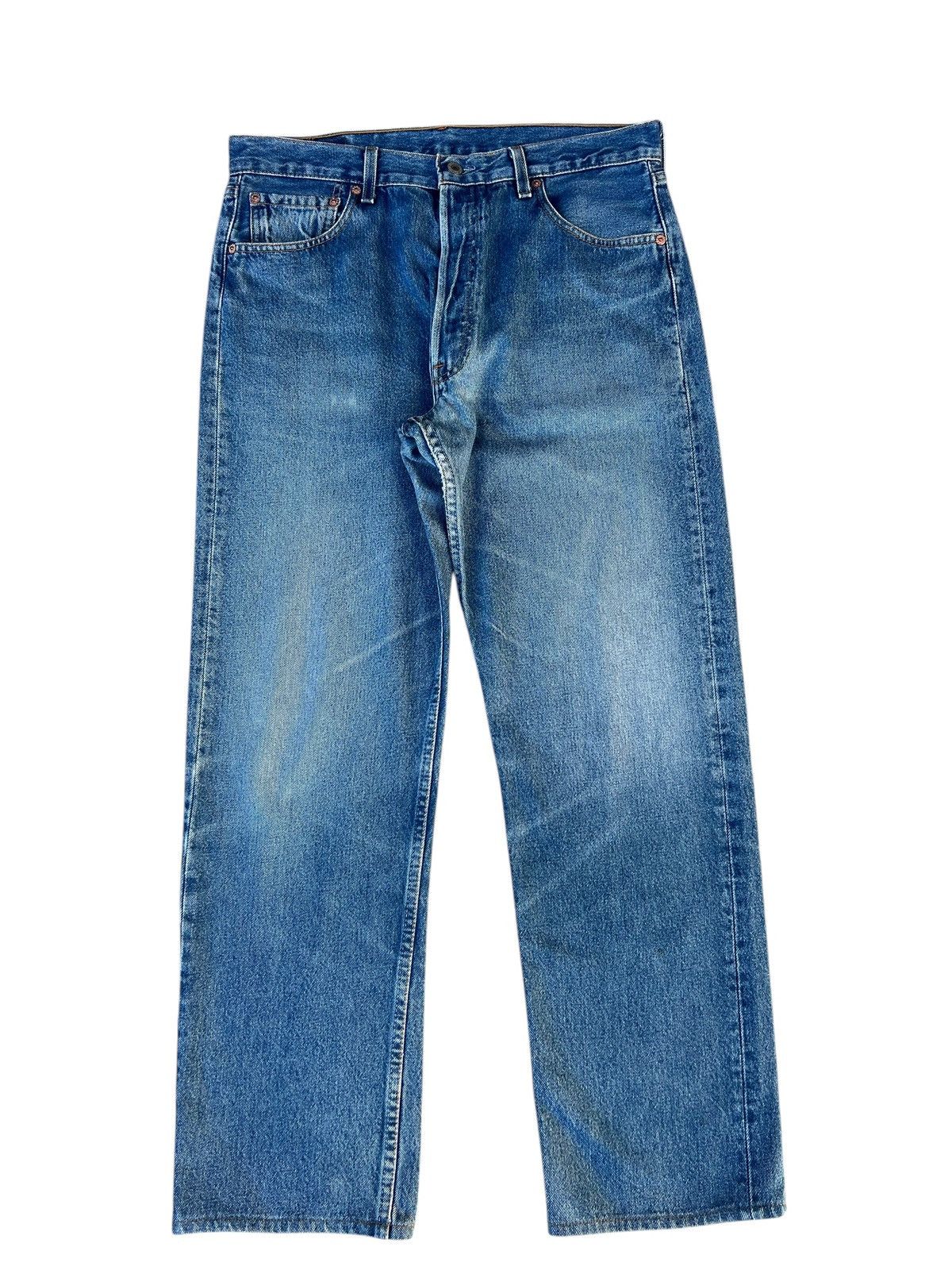 Levi's Vintage 1997 Levi’s 501 Faded Denim Regular Jeans Size US 33 - 1 Thumbnail