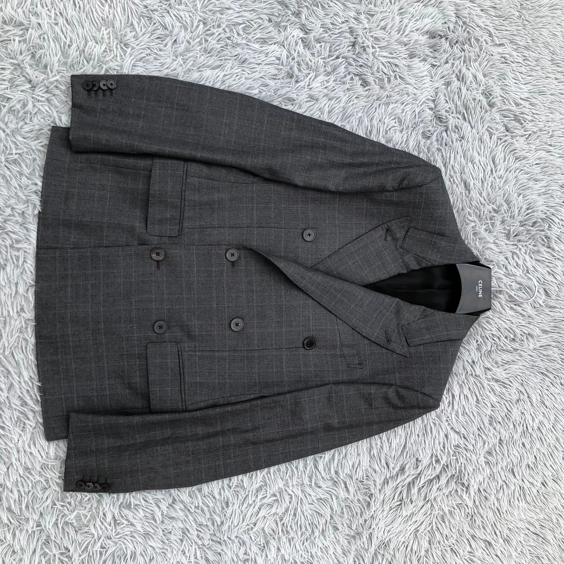 Louis Vuitton Louis Vuitton Double-Breasted Check Suit Set Size US S / EU 44-46 / 1 - 1 Thumbnail