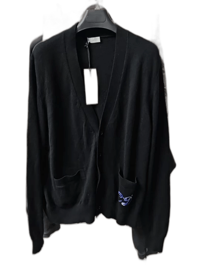 Dior DIOR x KENNY SCHARF Long Sleeve Cashmere Sweater Size US XL / EU 56 / 4 - 1 Thumbnail