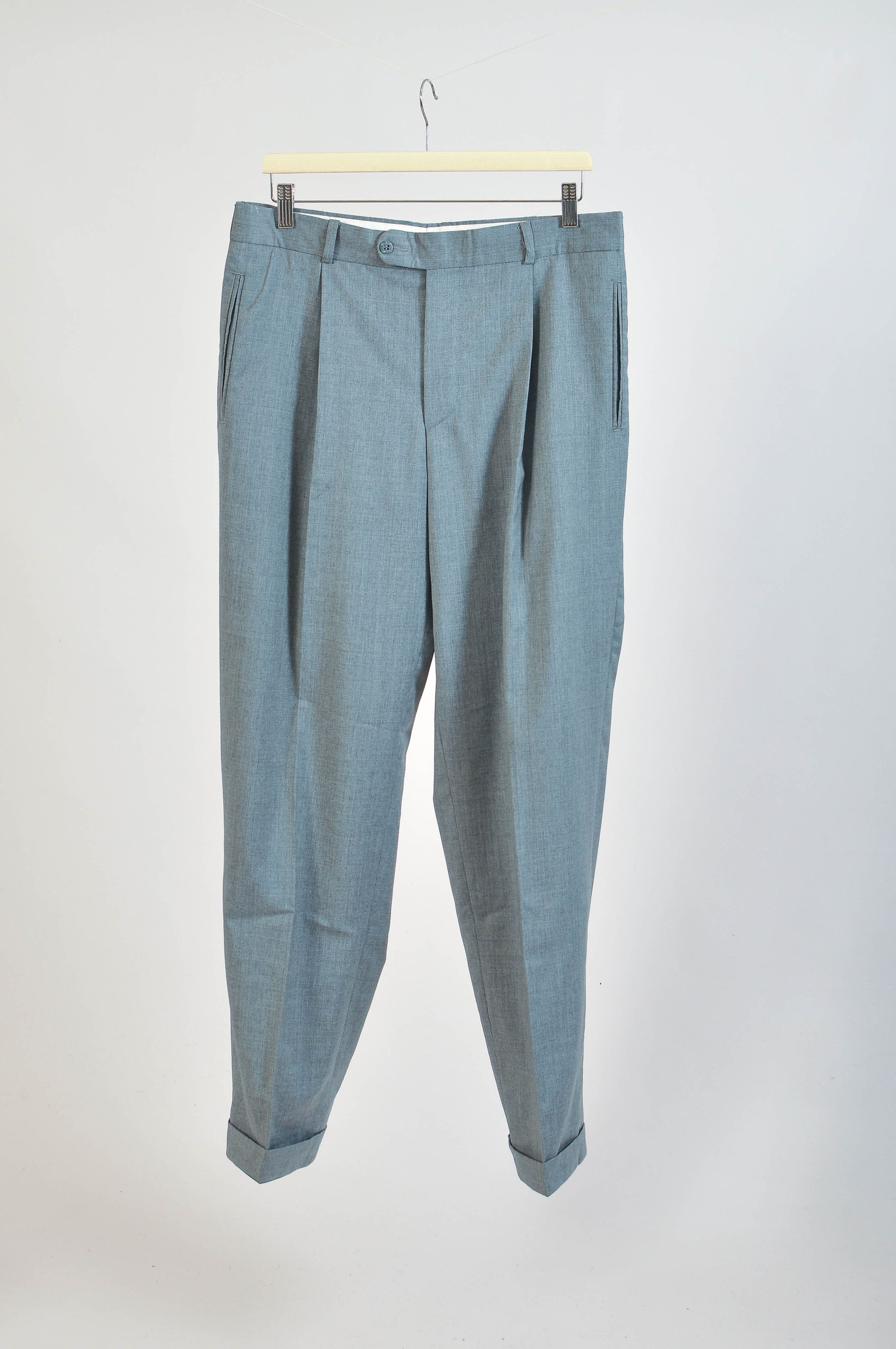 Other Vintage 90s grey wool suit Size 42R - 7 Thumbnail
