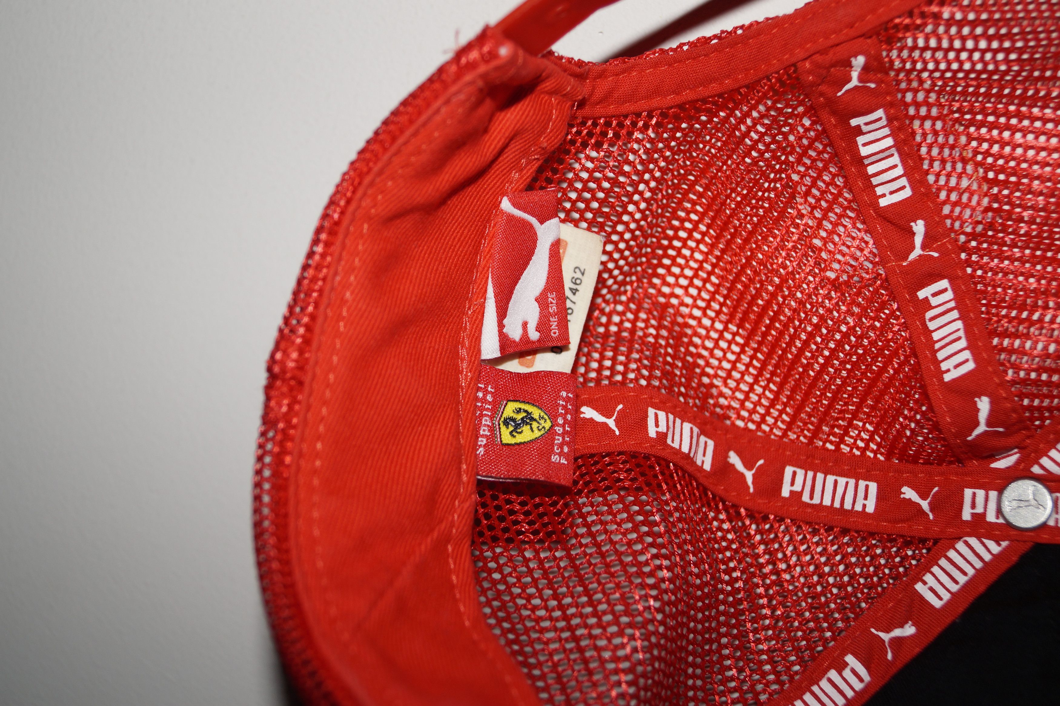 Ferrari VTG Alonso Spain 2011 Ferrari Trucker Cap Puma F1 Scuderia Size ONE SIZE - 10 Thumbnail