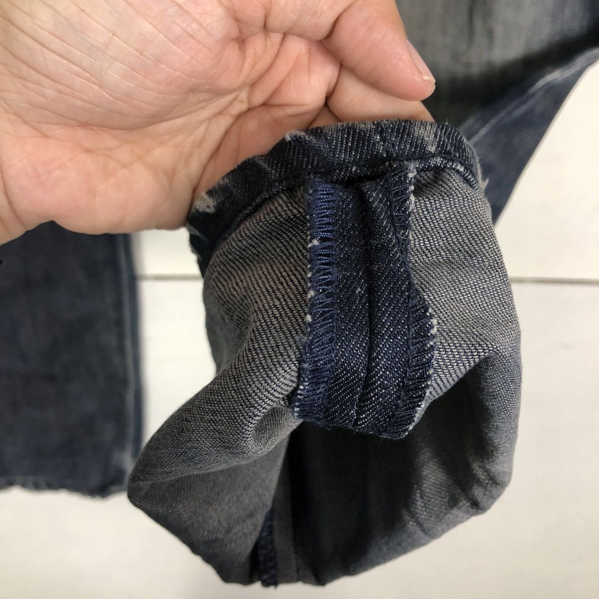 Japanese Brand Rare Distressed Denim Punk Design Fuiry Coulture RaffSimons Size US 32 / EU 48 - 13 Thumbnail