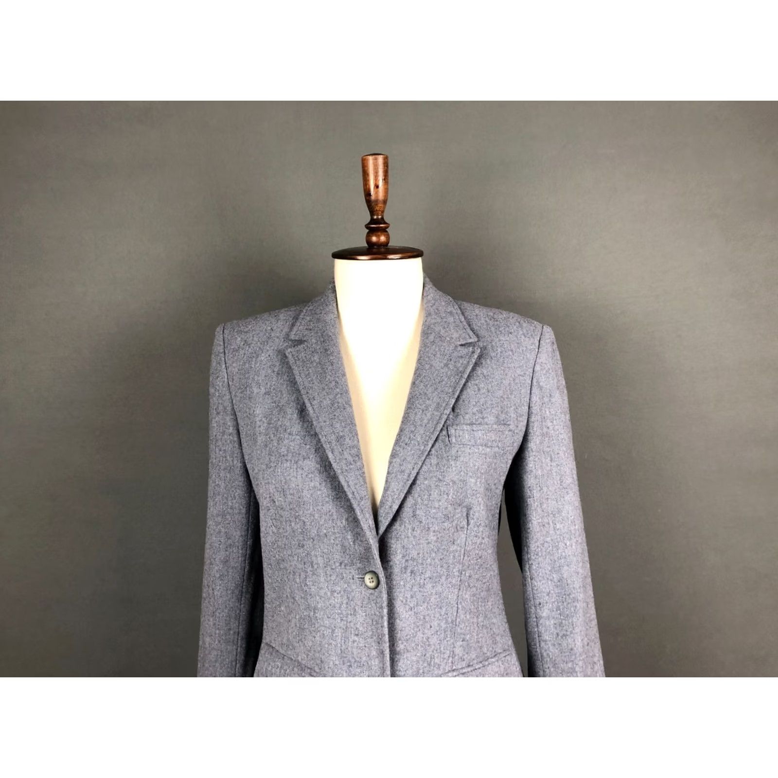 Pendleton Pendleton Jacket Womens 8 Gray Women Blazer Size Pure Virgin Wool Single Breasted Size M / US 6-8 / IT 42-44 - 4 Thumbnail