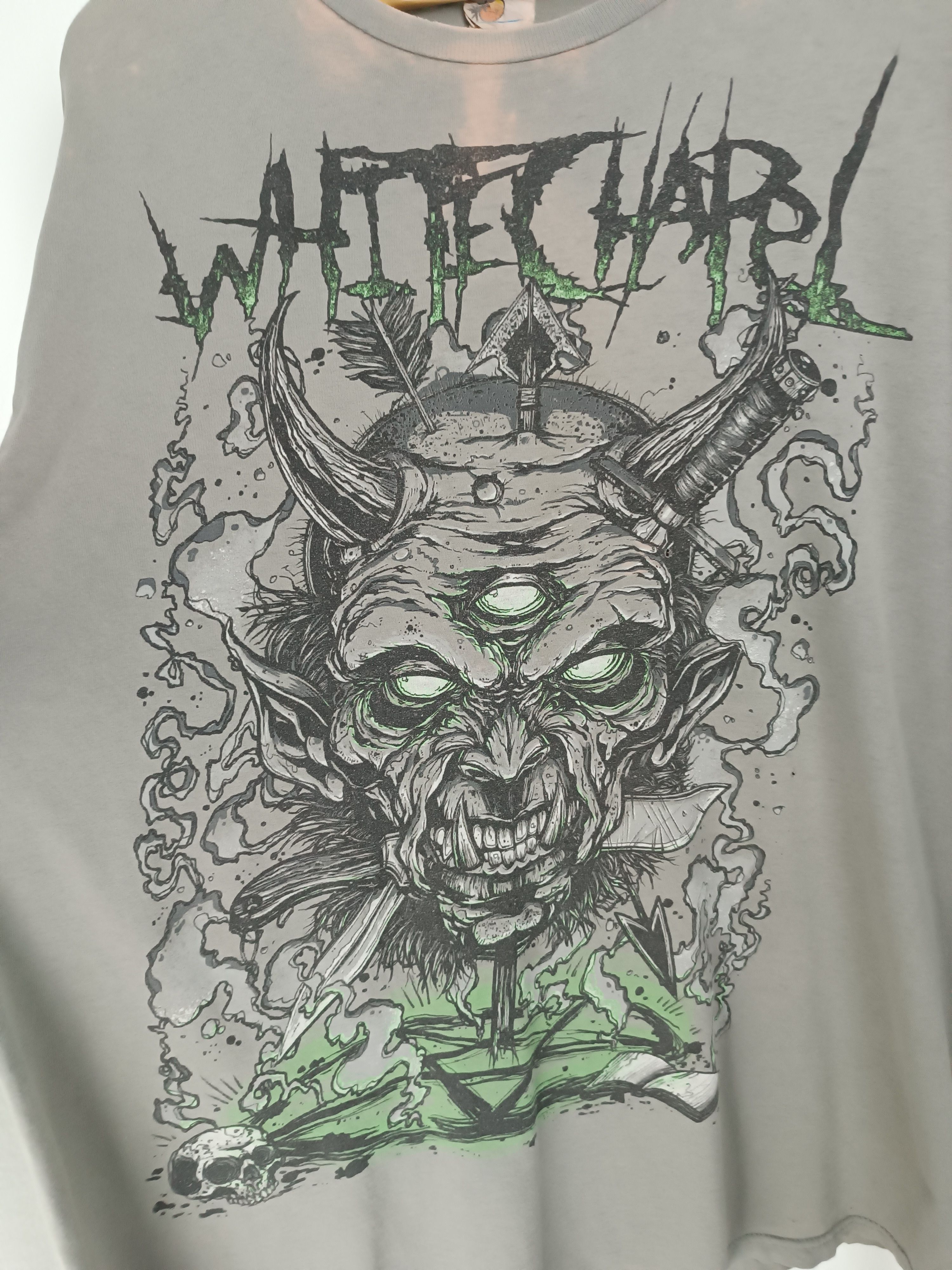 Band Tees THRASHED FADED VINTAGE Y2K WHITECHAPEL METAL lorna acacia Size US XL / EU 56 / 4 - 9 Thumbnail