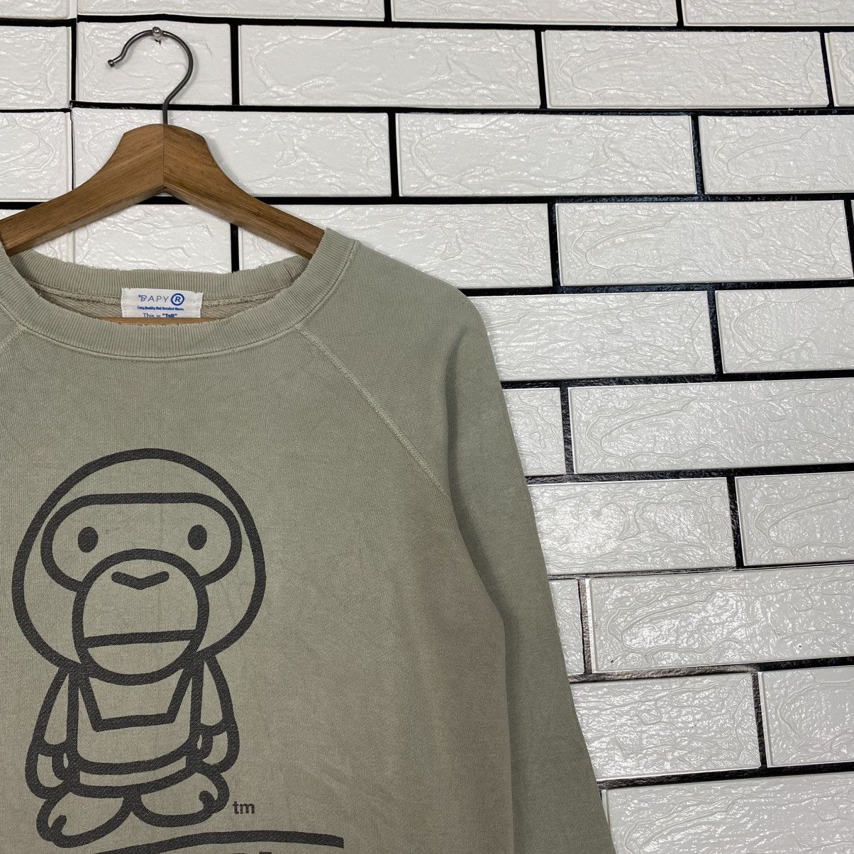 Bape 📌Vintage Cropped Sweatshirt Bathing Ape Big Logo Size M / US 6-8 / IT 42-44 - 7 Thumbnail