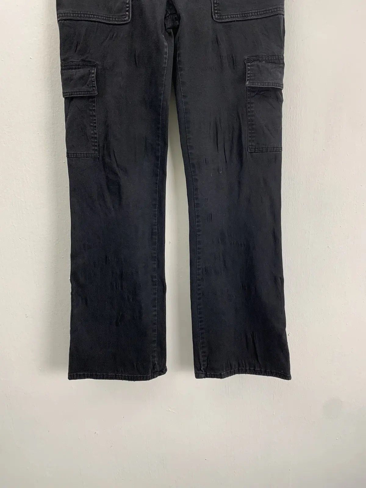 Japanese Brand Blue Asphalt Utility Flare/Bootcut Cargo Trousers Pants W32 Size US 32 / EU 48 - 3 Thumbnail