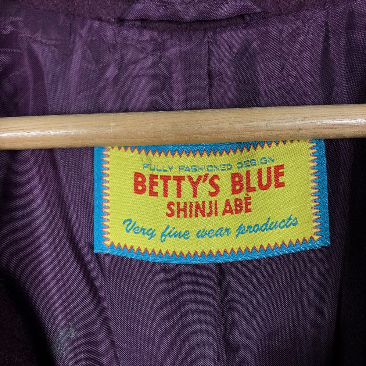 Japanese Brand 🔥Rich Purple - Long Wool Jacket Betty’s Blue Shinji Abe Size US M / EU 48-50 / 2 - 13 Thumbnail