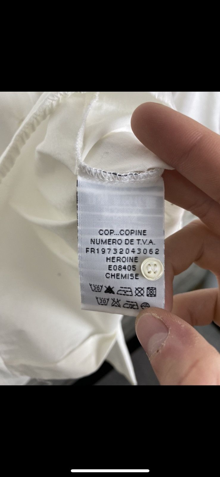 Cop Copine Womens Vintage Cop Copine Avant Garde Shirt Button Up Size S / US 4 / IT 40 - 9 Thumbnail