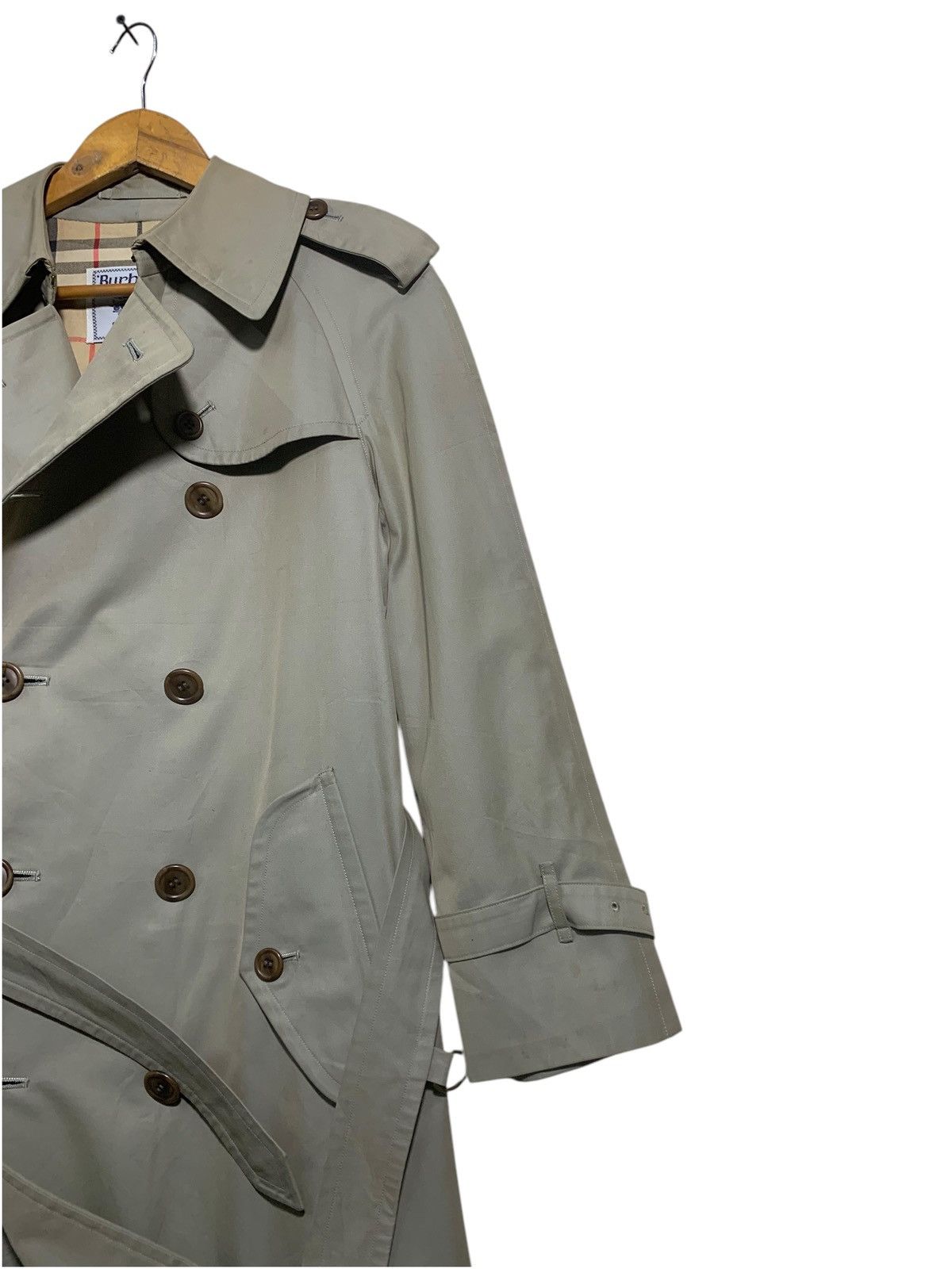 Burberry 🔥BURBERRY CHELSEA TRENCH COATS NOVACHECK Size M / US 6-8 / IT 42-44 - 5 Thumbnail