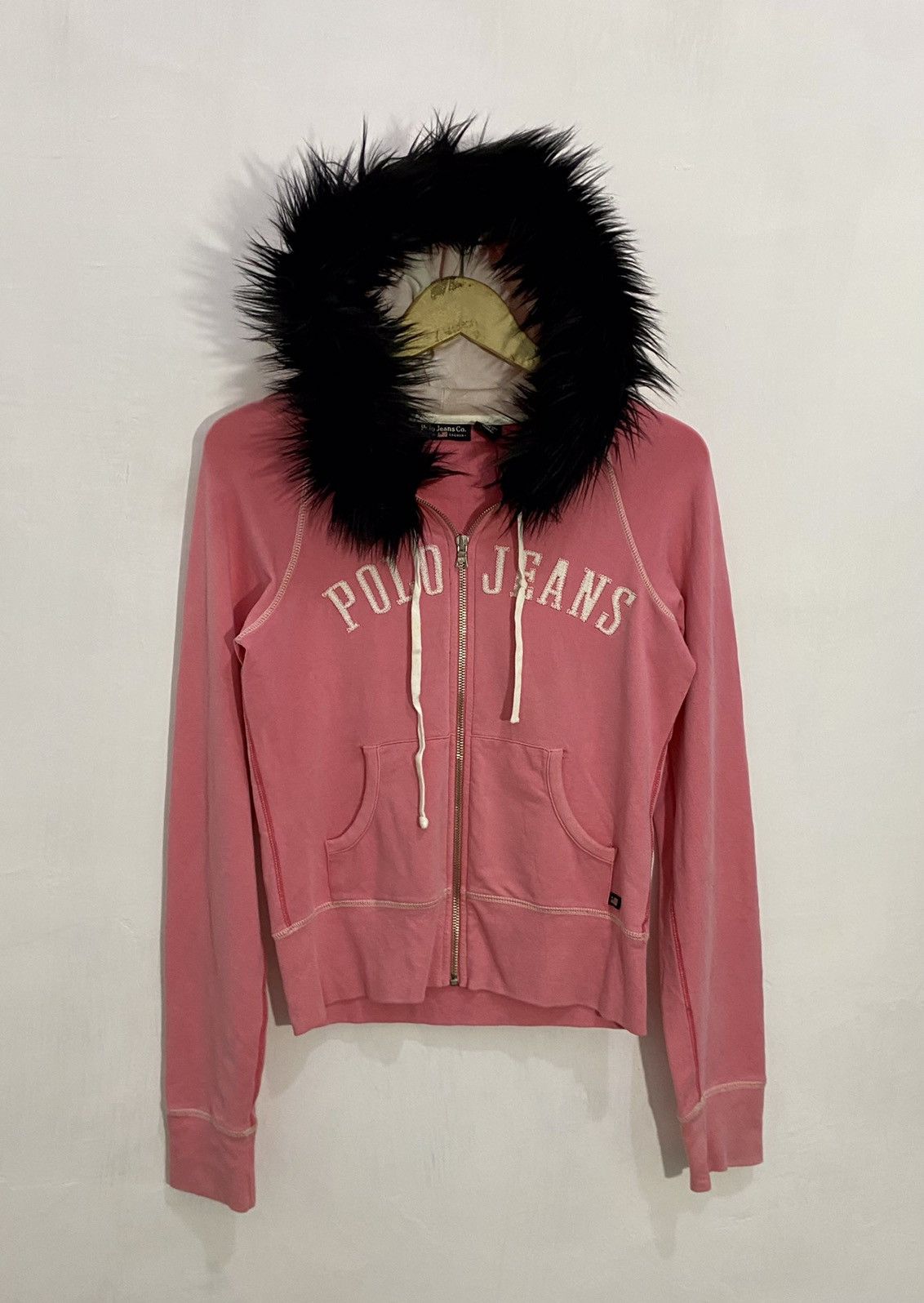 Polo Ralph Lauren Polo Ralph Lauren Fur Zipper Hoodie LGB Style Size US S / EU 44-46 / 1 - 2 Thumbnail
