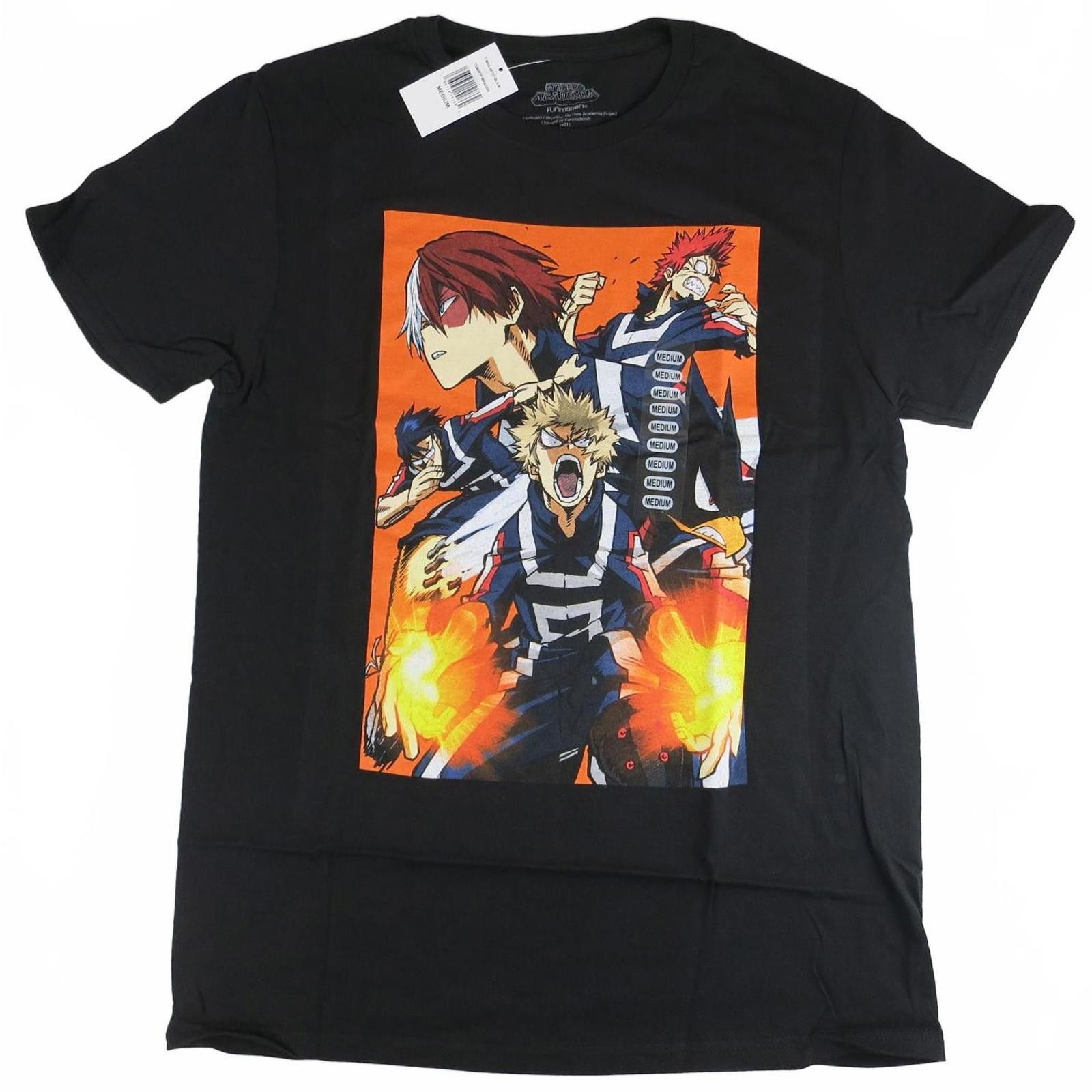 Other My Hero Academia Black Graphic T-Shirt Medium NWT Size US M / EU 48-50 / 2 - 2 Thumbnail