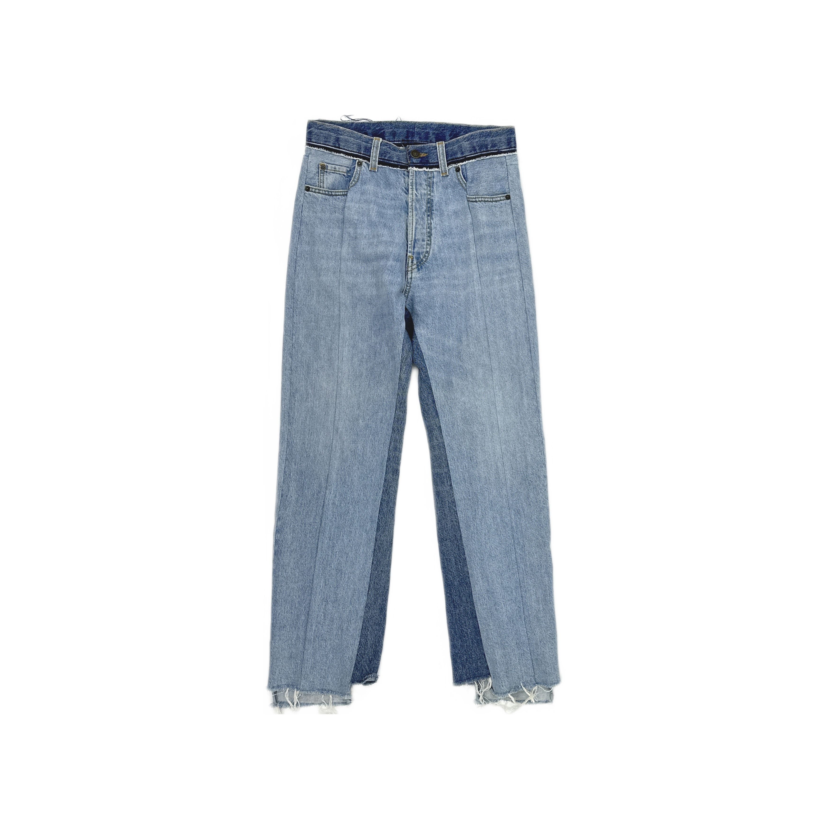 Maison Margiela Maison Margiela Contrast Denim Jeans Size 42 Size 28" / US 6 / IT 42 - 1 Thumbnail