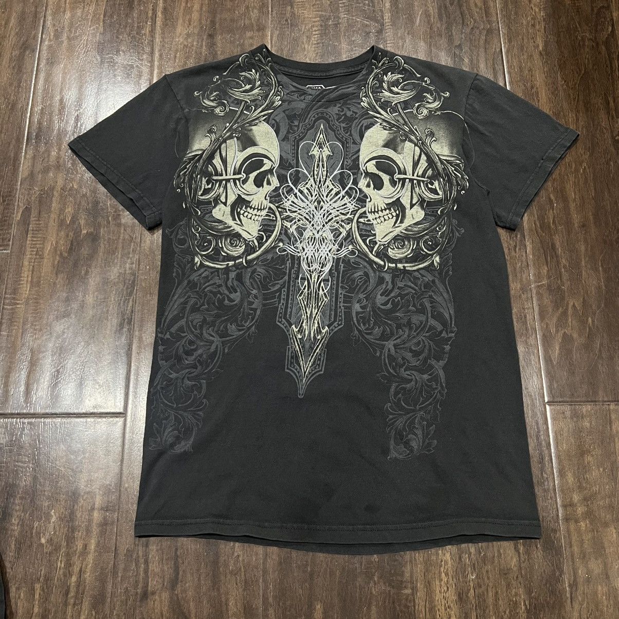 Other MMA Elite Skull Cross Graphic Tee Black – Size S Size US S / EU 44-46 / 1 - 3 Thumbnail