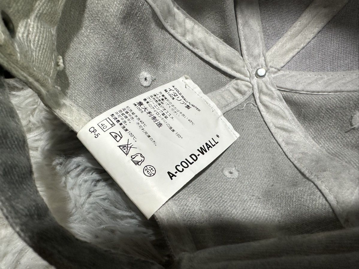 A-COLD-WALL* 🔥A Cold Wall Core Cap Washed Grey Onyx Size ONE SIZE - 9 Thumbnail