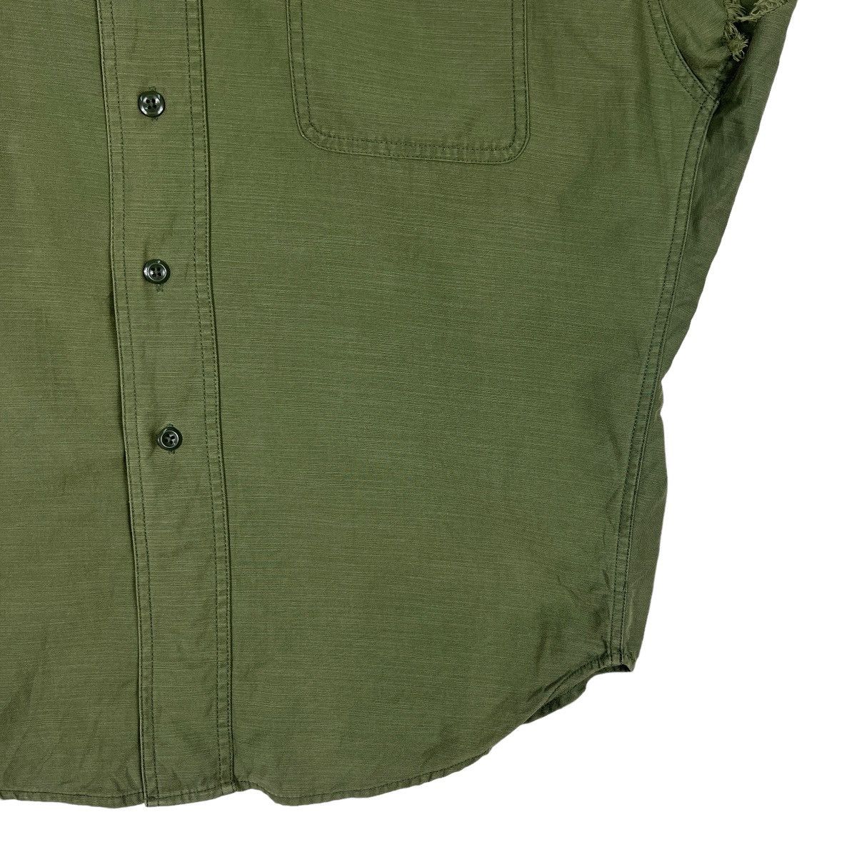 Japanese Brand 🔥 ZARA MAN PSILOCYBE MILITARY SLEEVE LESS SHIRT JACKET Size US M / EU 48-50 / 2 - 6 Thumbnail