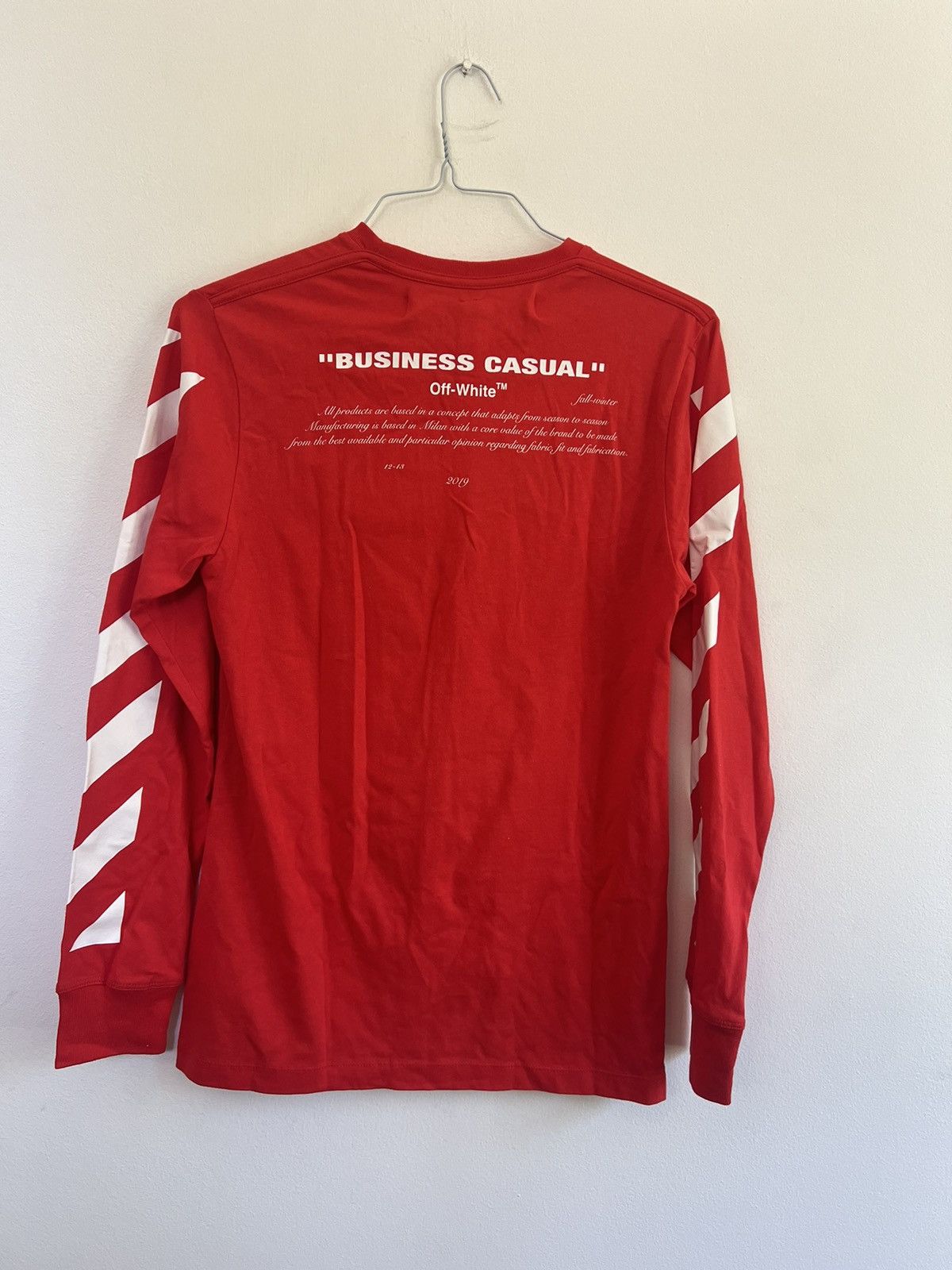 Off-White Off white Bernini Long sleeve TEE Size US S / EU 44-46 / 1 - 2 Thumbnail