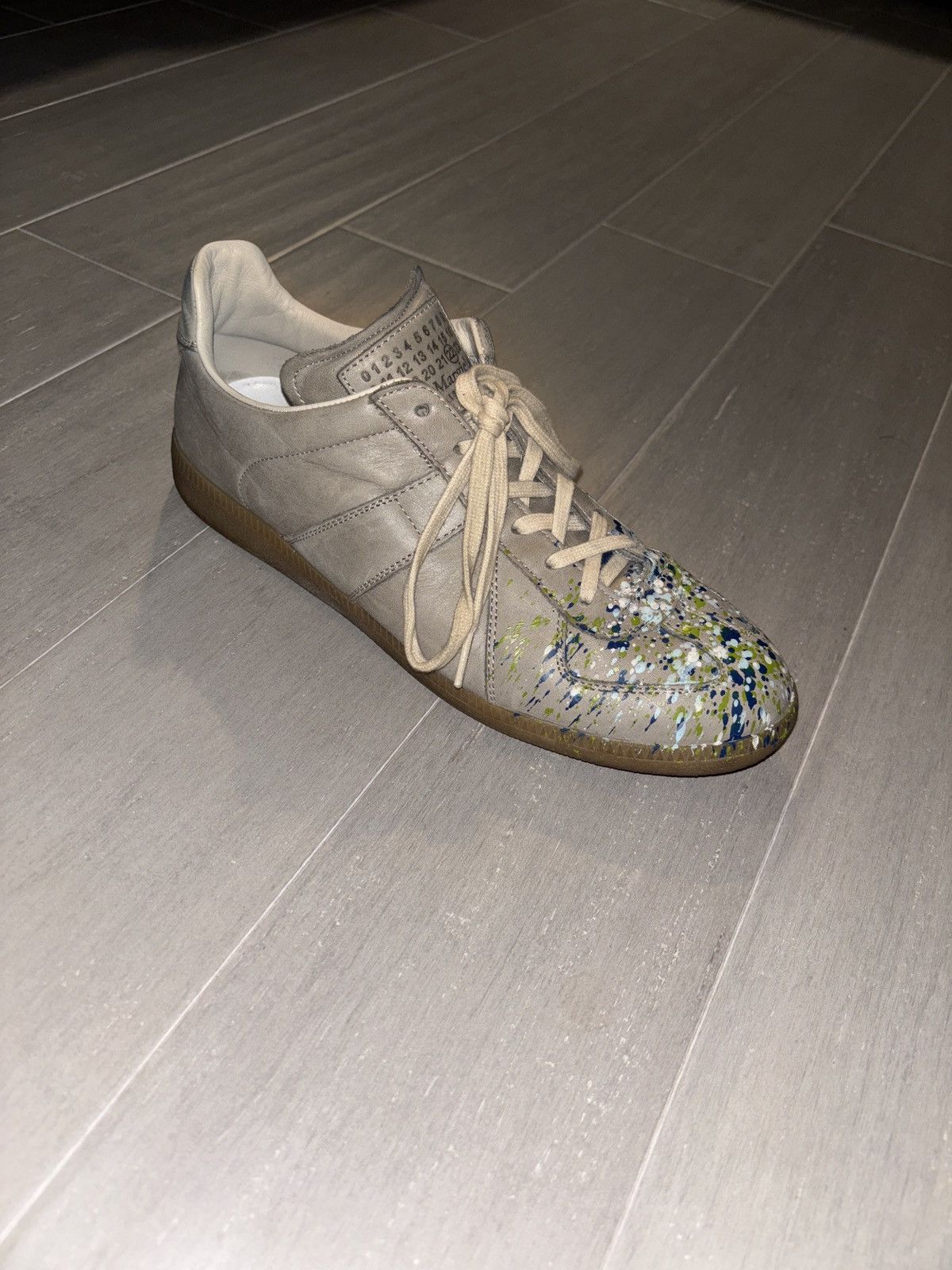 Maison Margiela Maison margiela dark grey paint splatter Size US 9 / EU 42 - 7 Thumbnail