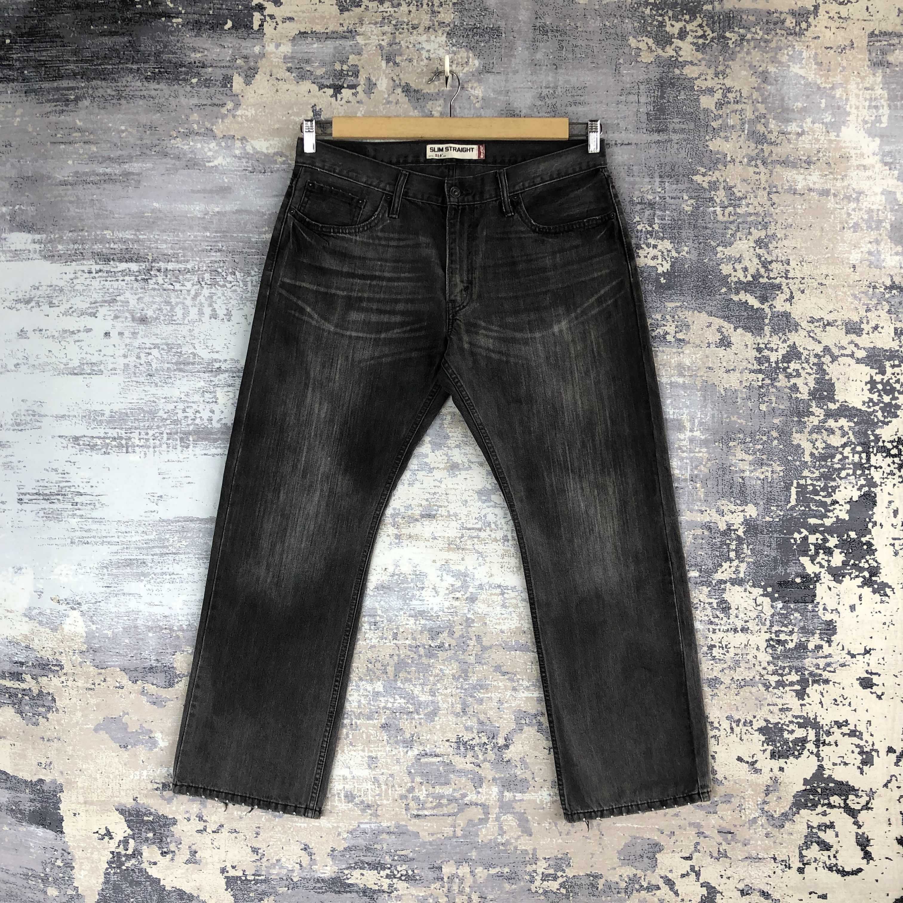 Levi's Vintage Levis 514 Baggy Jeans Super Black Levi's Denim Pants Size US 36 / EU 52 - 1 Thumbnail