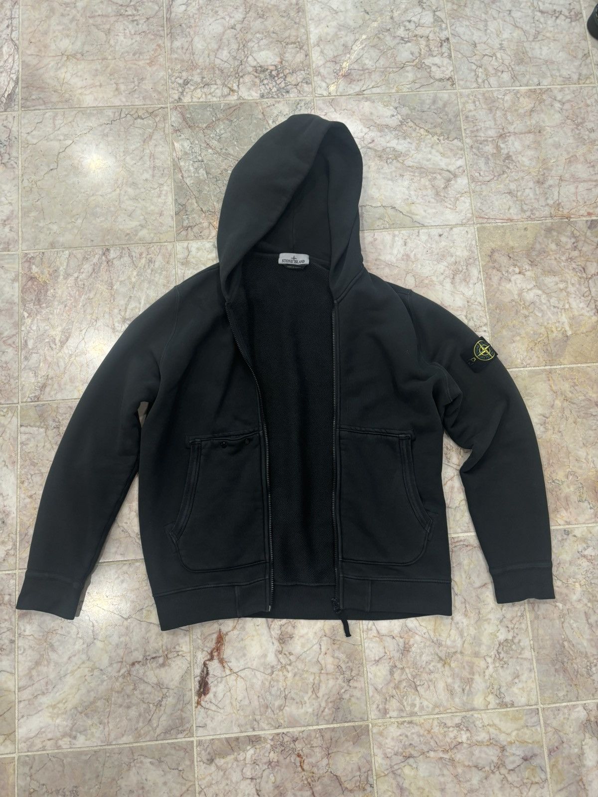 Stone Island Compass Logo Fleece Size US L / EU 52-54 / 3 - 2 Thumbnail