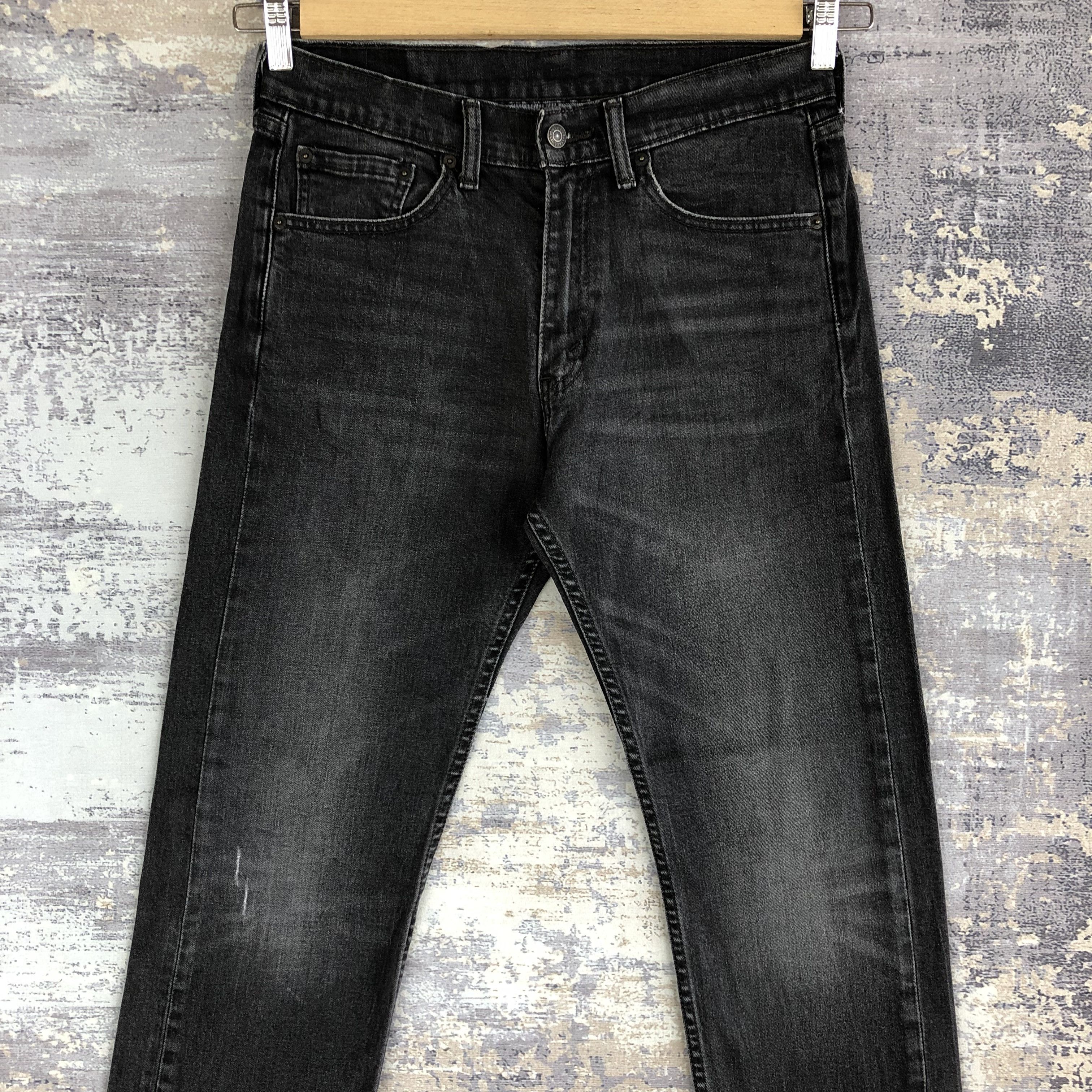 Levi's × Vintage Vintage Levis 505 Faded Black Jeans Levi's Distressed Denim Size US 30 / EU 46 - 3 Thumbnail