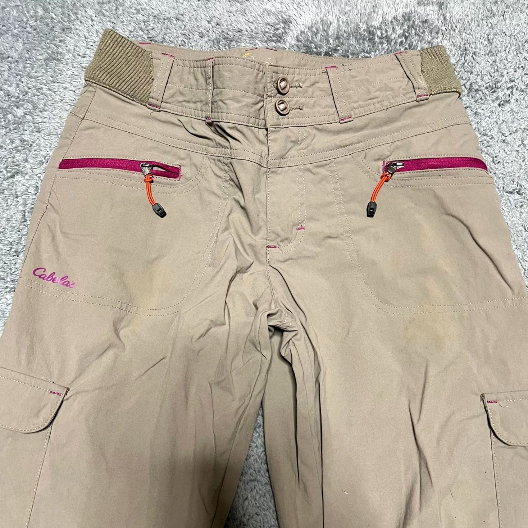 Vintage Cabelas Pants Womens 4 (30x30.5) XPG Performance Nylon Hiking Tan Size 27" / US 4 / IT 40 - 2 Thumbnail