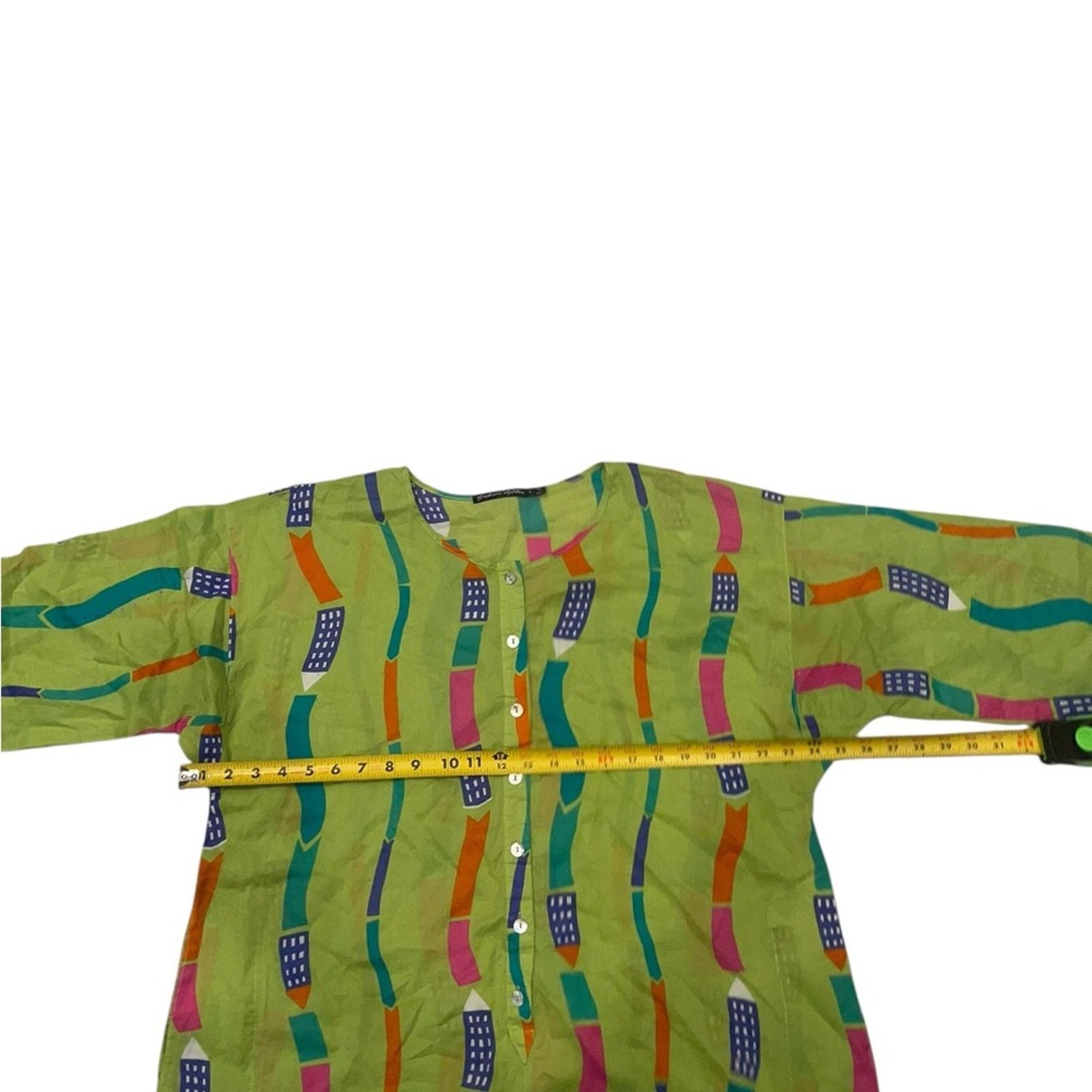 Other GUDRUN SJÕDEN Organic Cotton Blend print Tunic Top SZ:L Size L / US 10 / IT 46 - 3 Thumbnail