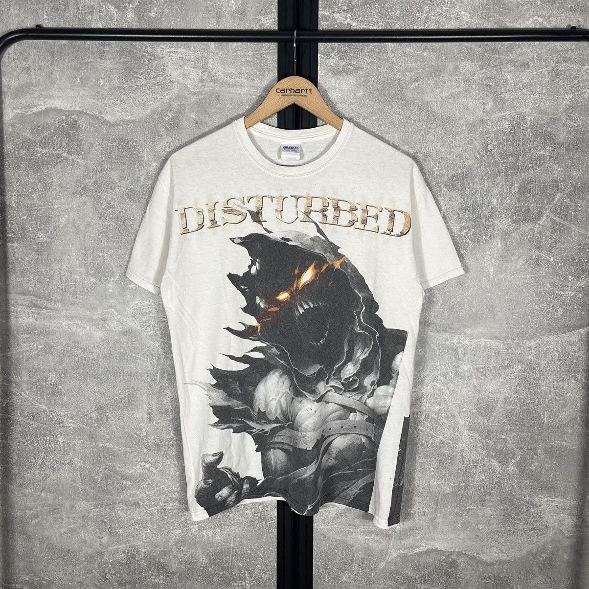 Band Tees Vintage Disturbed Asylum Tee T-shirt Metal Band USA 00’s y2k Size US M / EU 48-50 / 2 - 1 Thumbnail