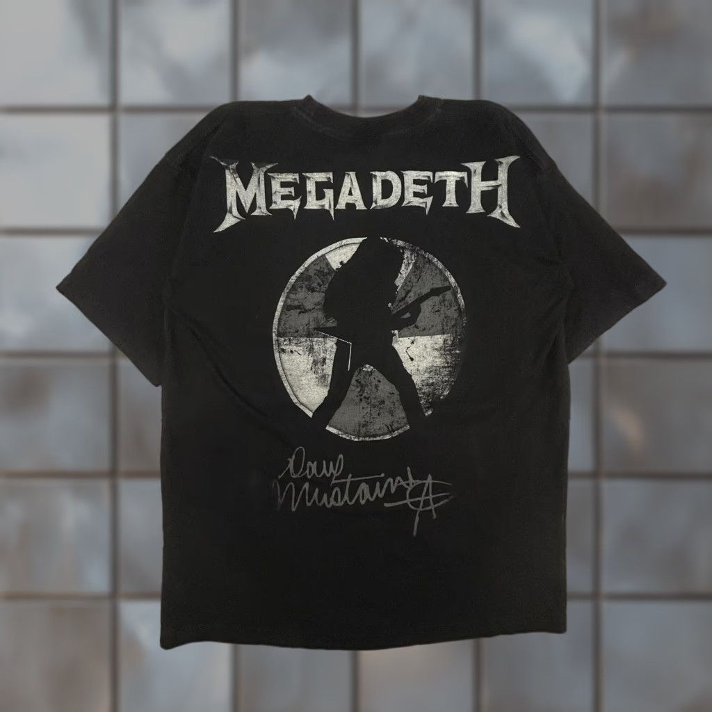 Vintage VINTAGE Megadeth Shirt Mens Large Black Dave Mustaine Rock Metal Band Tee 90s Size US L / EU 52-54 / 3 - 1 Thumbnail
