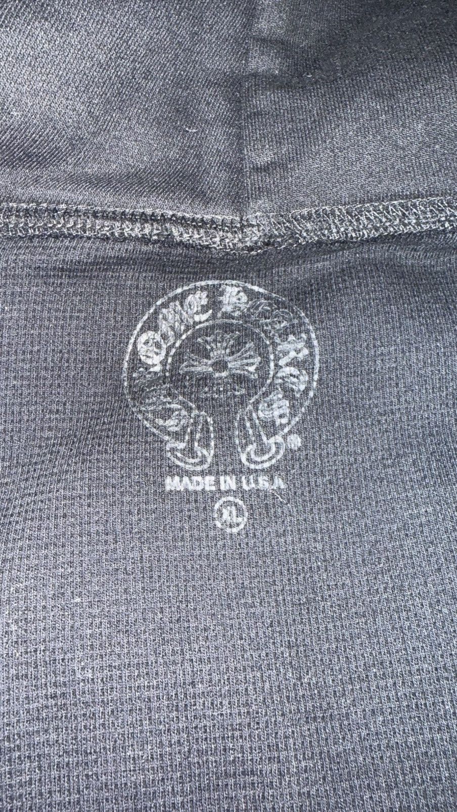 Chrome Hearts CHROME HEARTS THERMAL HOODIE ZIP UP BLACK XL Size US XL / EU 56 / 4 - 9 Thumbnail
