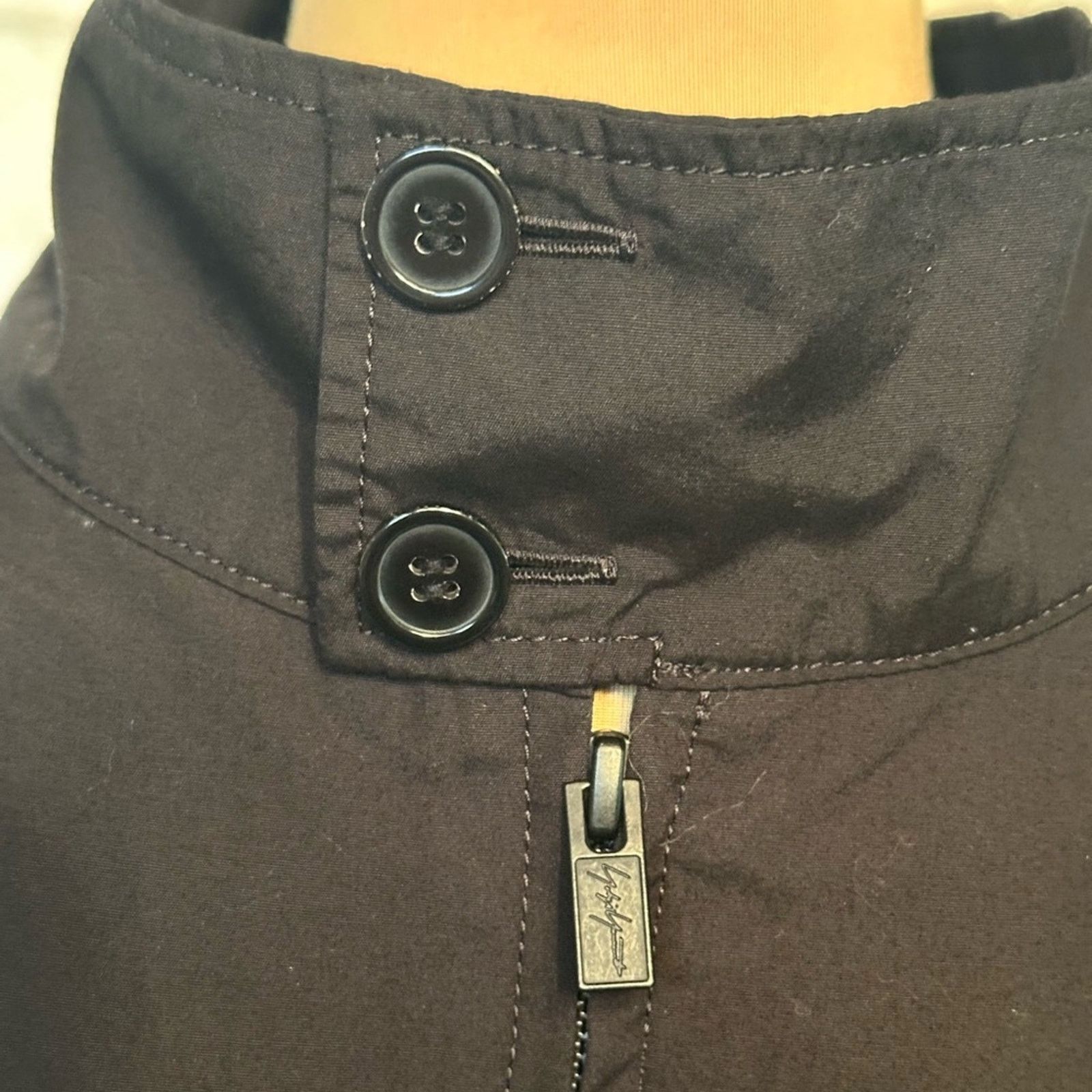 Yohji Yamamoto POUR HOME SS20 B ring W-ZIP long shirt black size 3 M Cotton Size US M / EU 48-50 / 2 - 7 Thumbnail