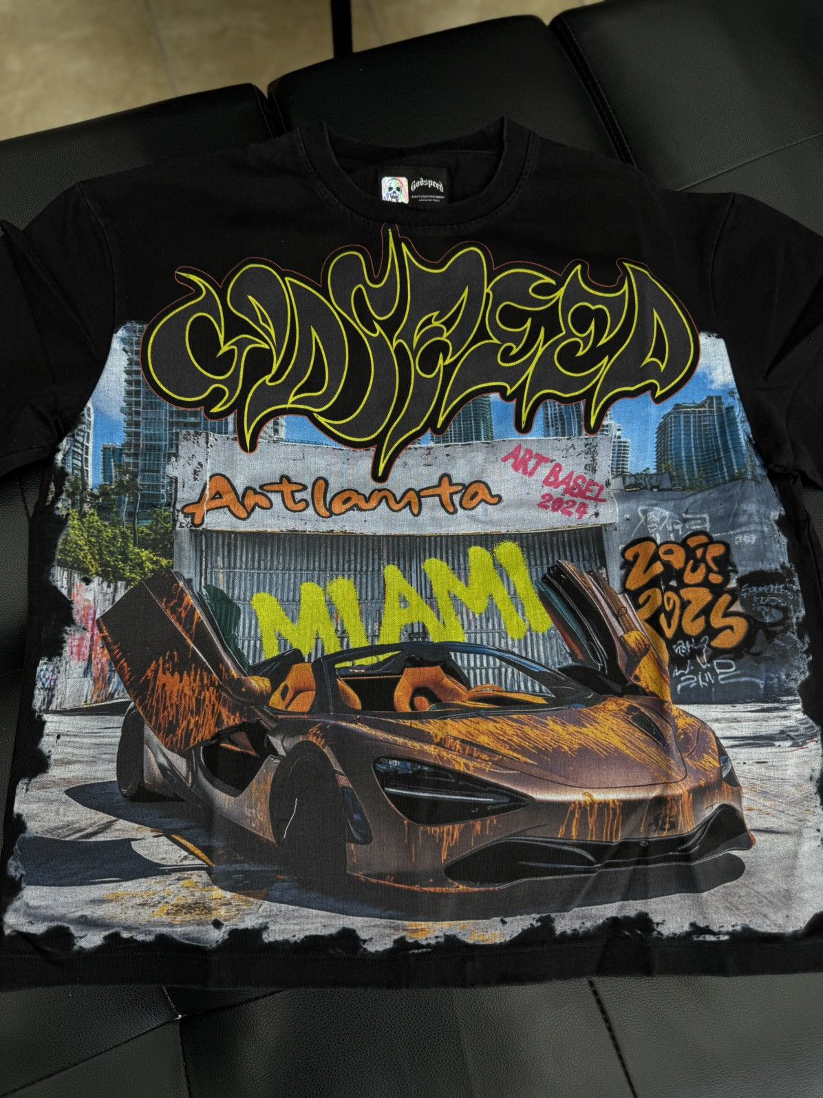 Godspeed Godspeed Miami Lambo Tee Shirt Size S (NEW) Size US S / EU 44-46 / 1 - 5 Thumbnail