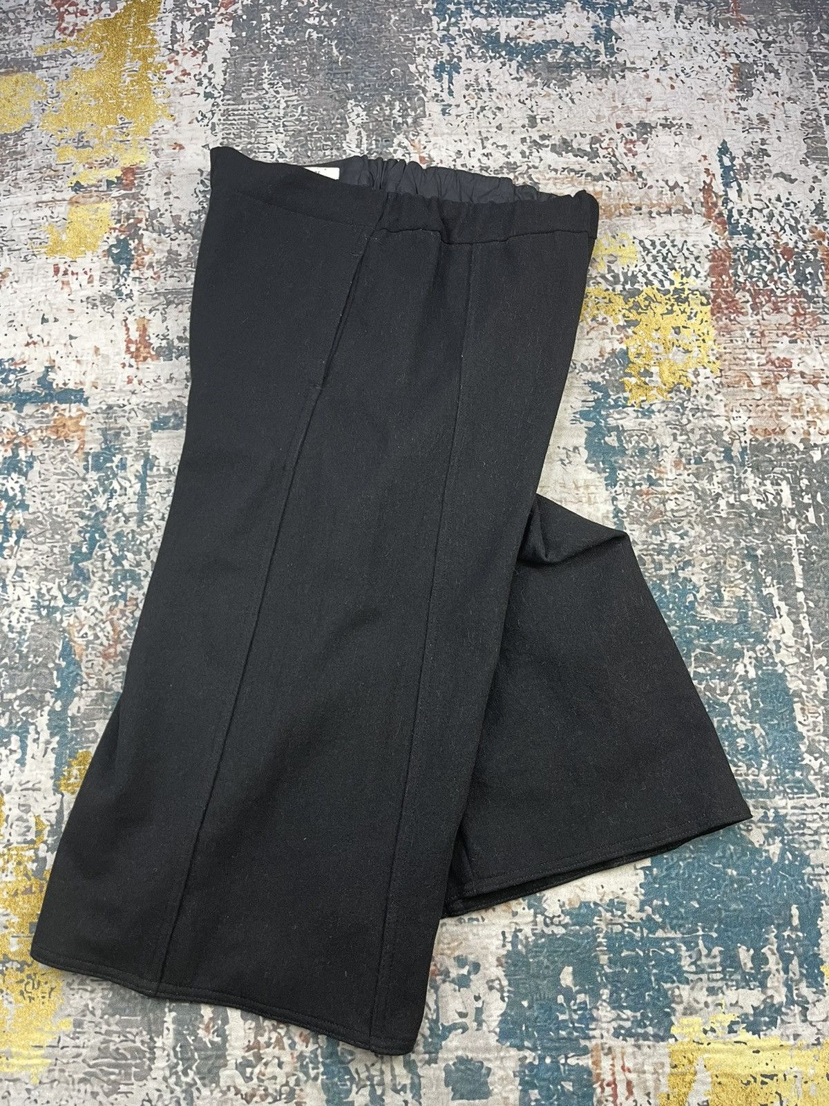 Lemaire × Uniqlo Lemaire 3 Quarter Wide Leg Wool Pants Size 32" / US 10 / IT 46 - 5 Thumbnail