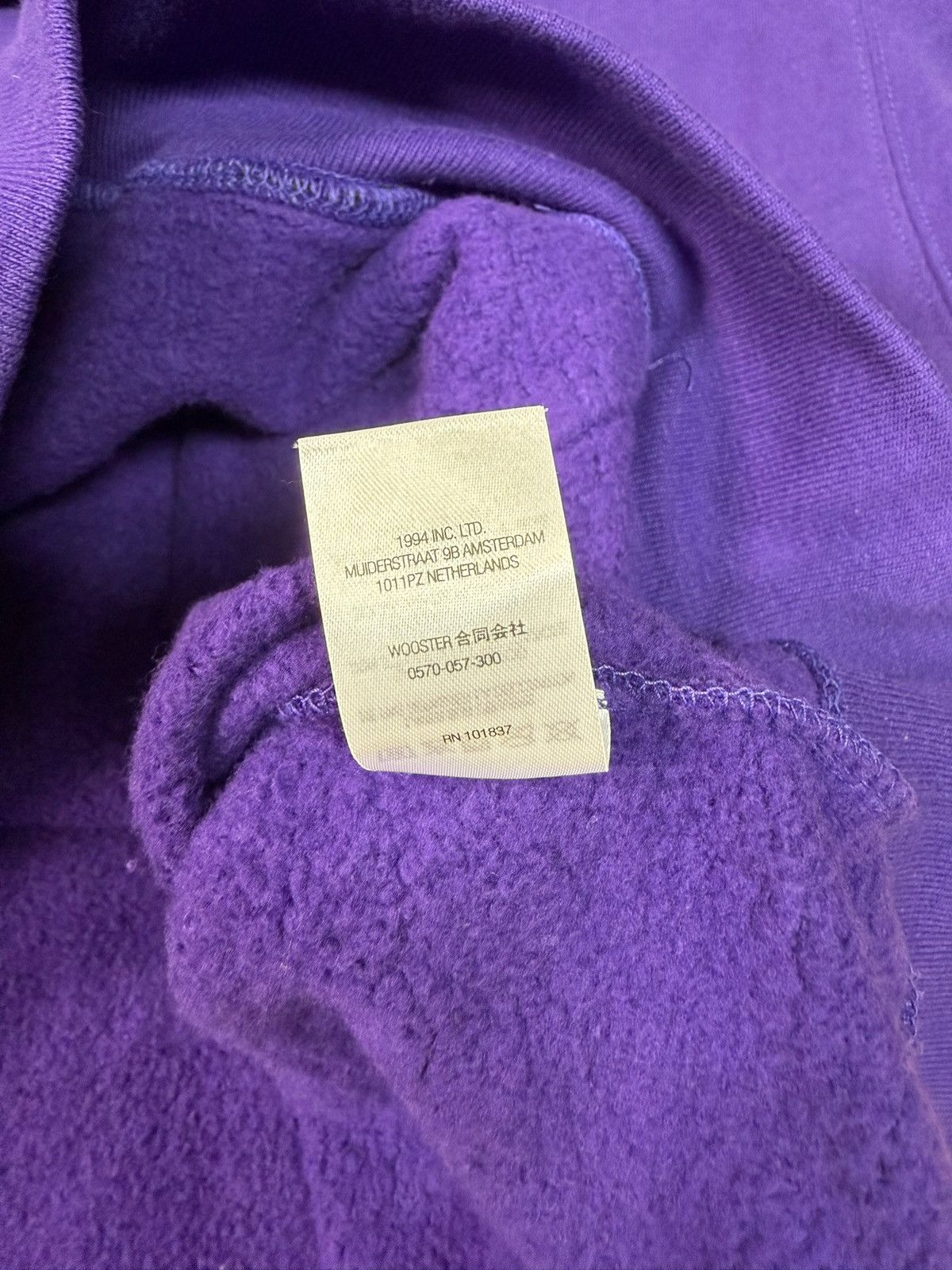 Supreme Supreme USA Hoodie Purple Medium FW21 Size US M / EU 48-50 / 2 - 8 Thumbnail