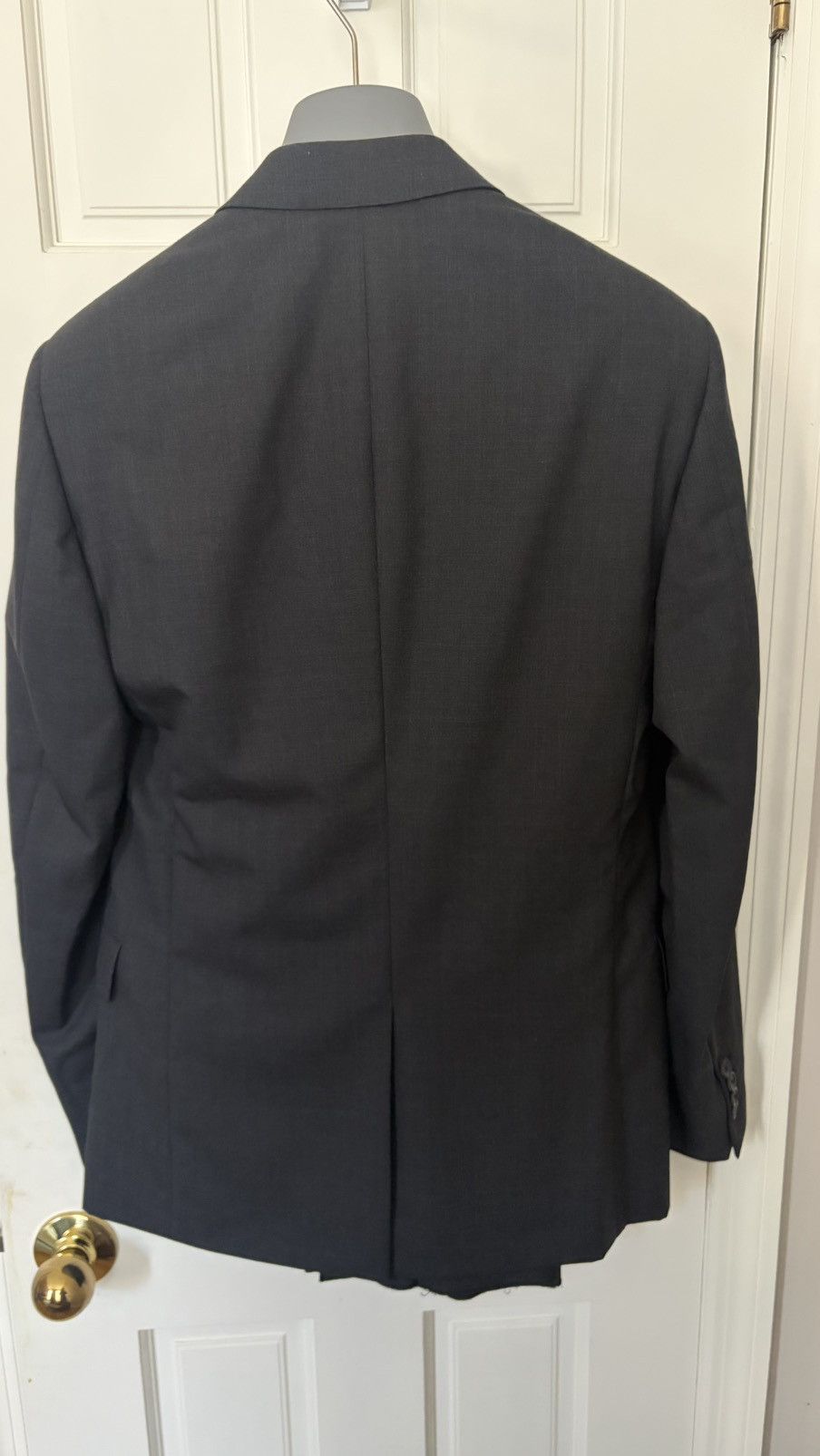 Prada Prada Single Breast 3-Button Wool Suit in Anthracite Size 34R - 3 Thumbnail