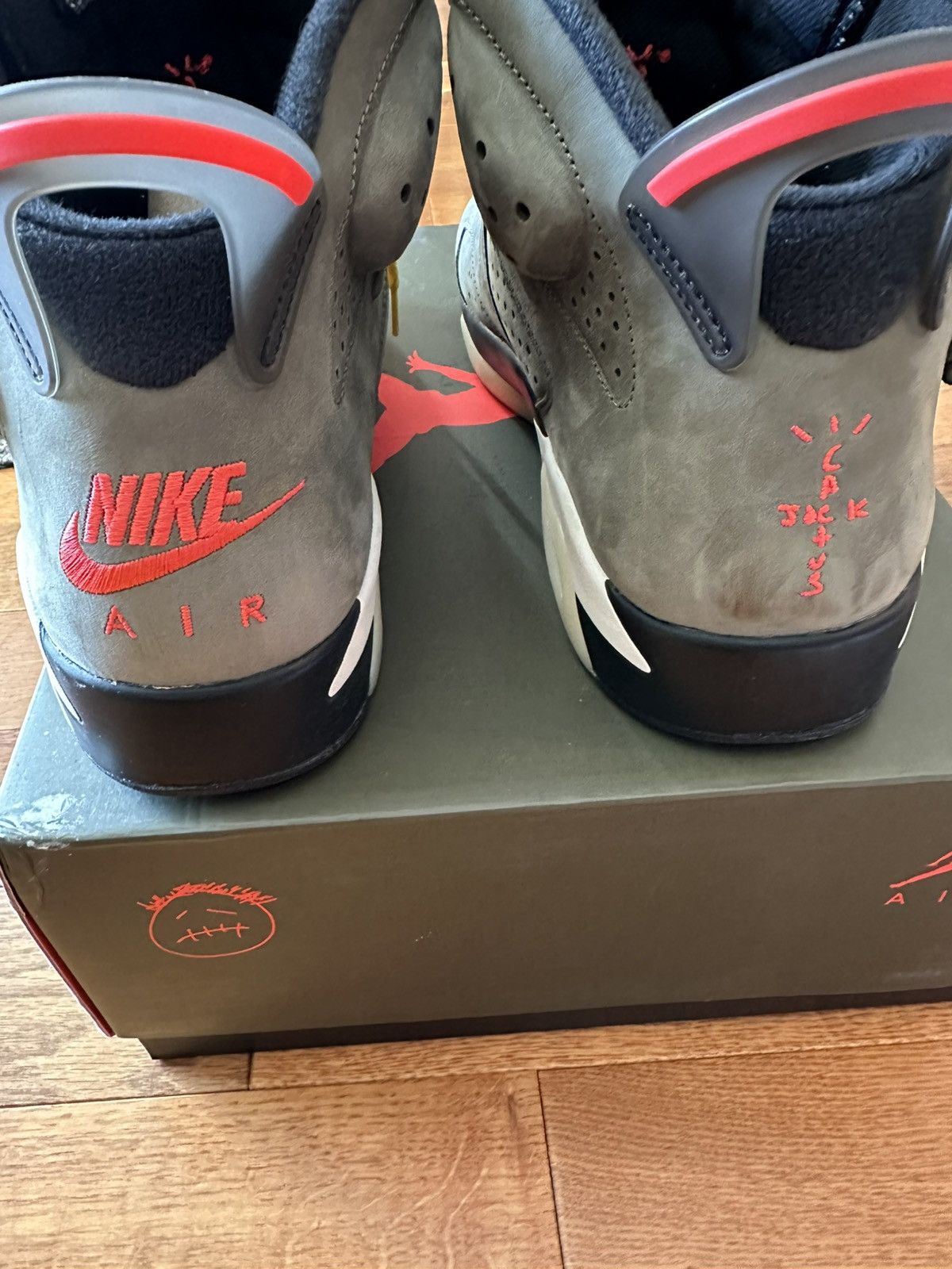 Jordan Brand × Nike × Travis Scott Air Jordan 6 Travis Scott Size US 12 / EU 45 - 5 Thumbnail