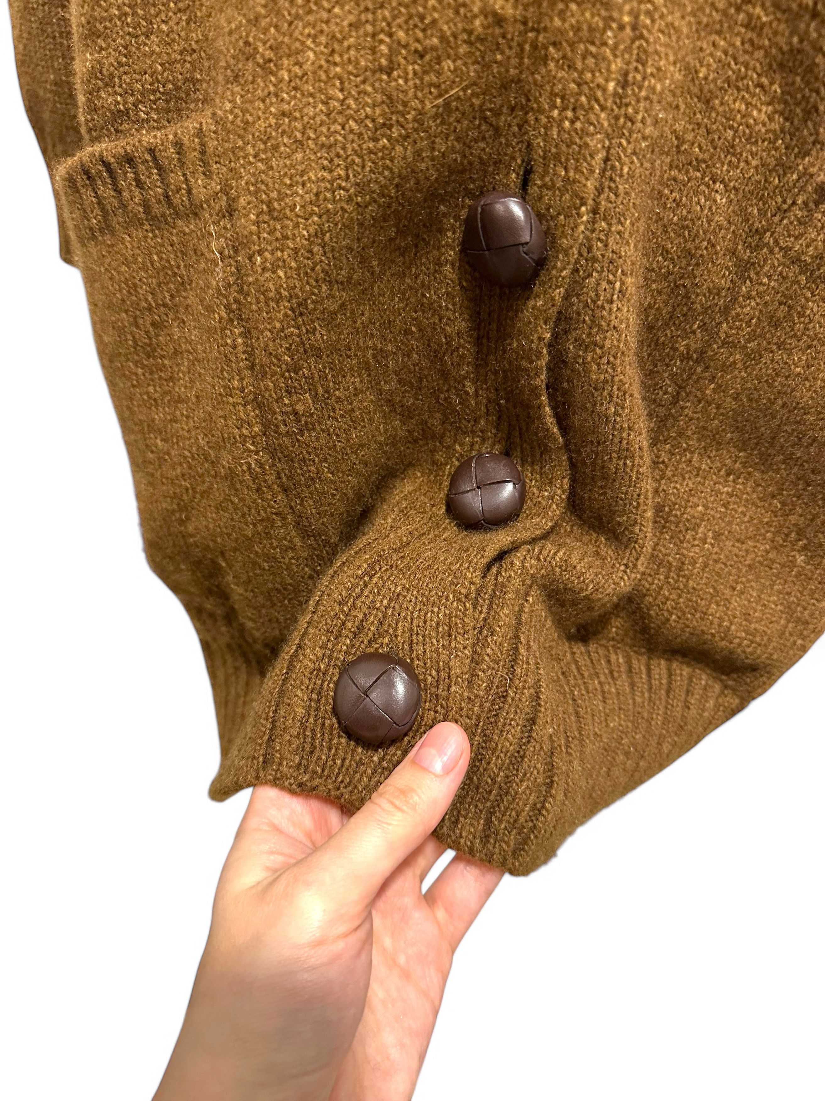 Hermes Vintage Hermes Long Buttoned Cardigan Sweater Yak Wool US6/M Size M / US 6-8 / IT 42-44 - 3 Thumbnail