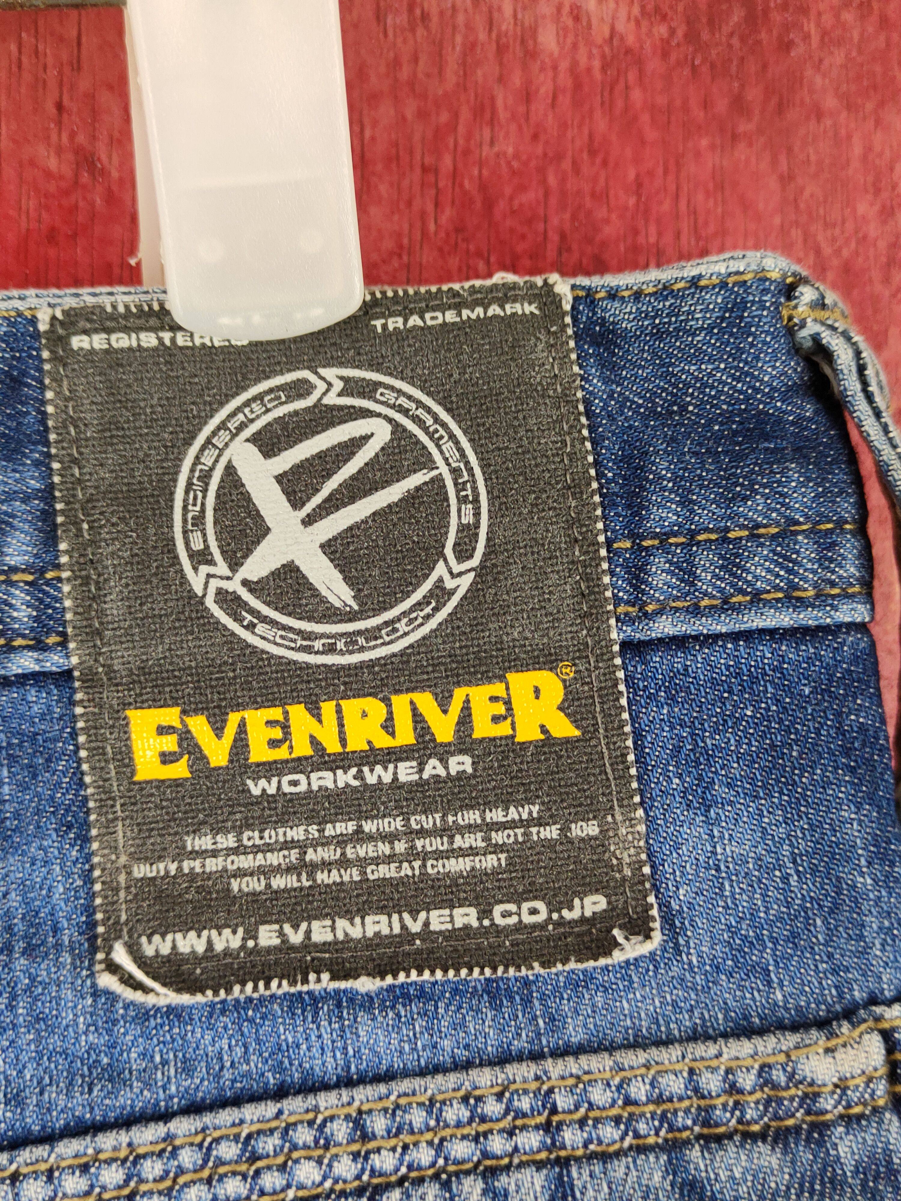 Japanese Brand × Vintage Evenriver Blue Faded Distressed Ripped Jeans #S1856 Size US 31 - 8 Thumbnail