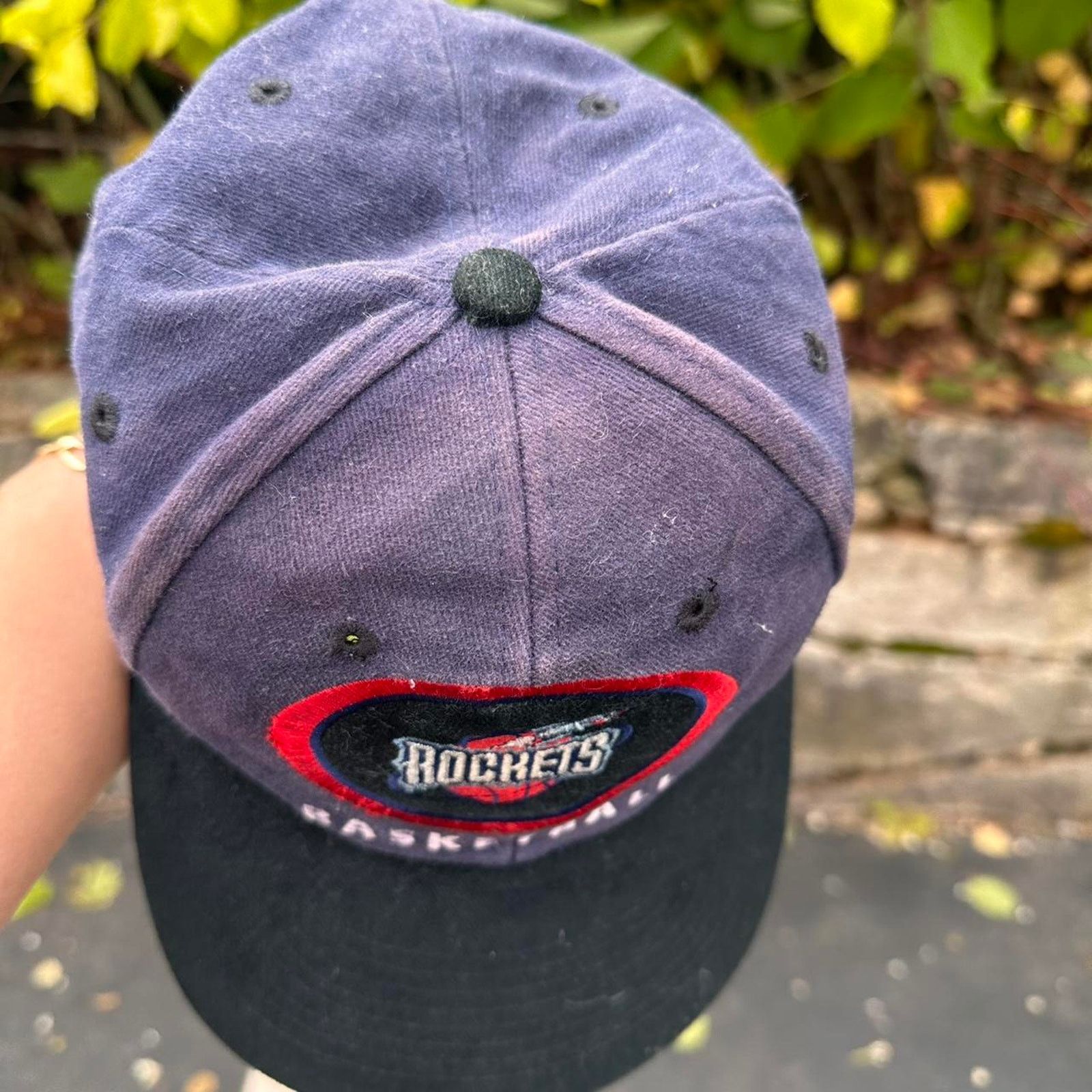 NBA × Vintage Vintage Houston Rockets SnapBack Hat Size ONE SIZE - 4 Thumbnail