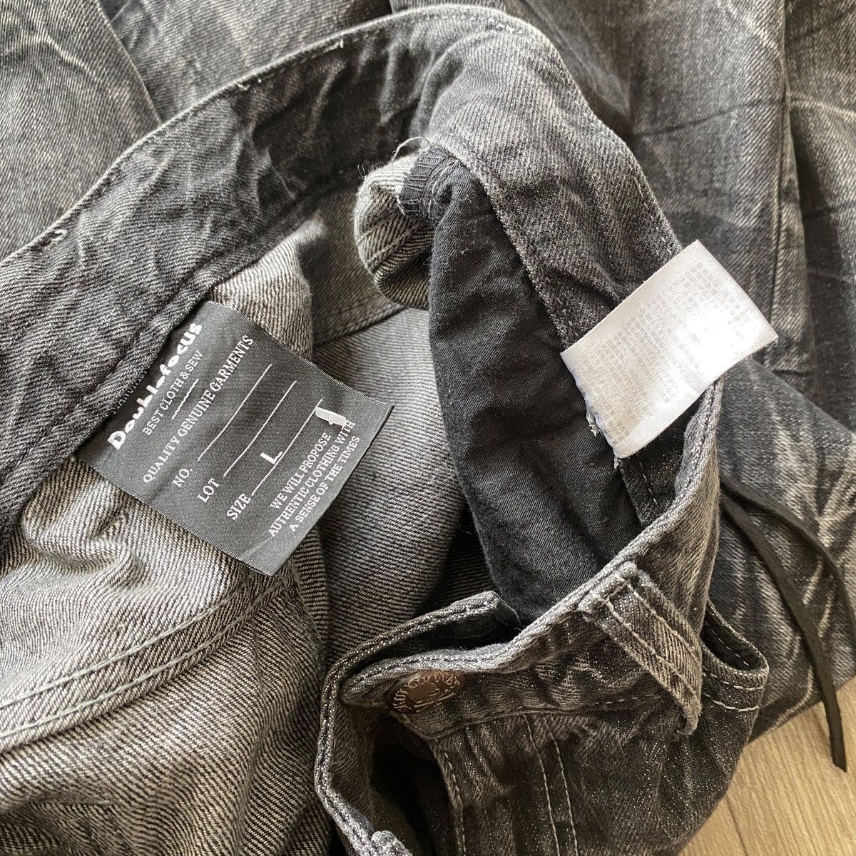 Japanese Brand Double Focus Japan Denim Fadding Pants Size US 33 - 10 Thumbnail