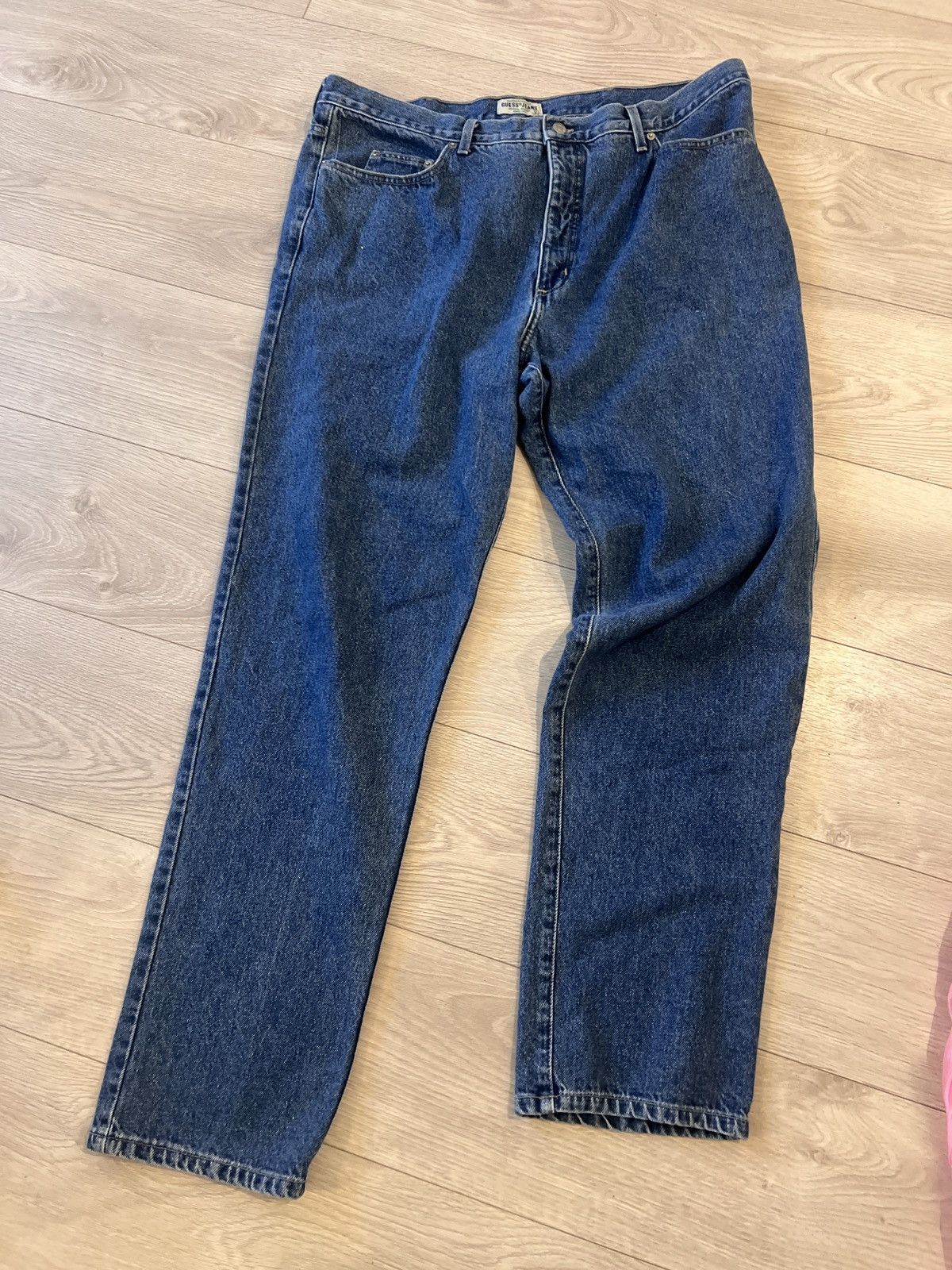 Guess × Vintage Vintage 90s Guess Denim Jeans Pants 42 x 34 Size US 42 / EU 58 - 4 Thumbnail