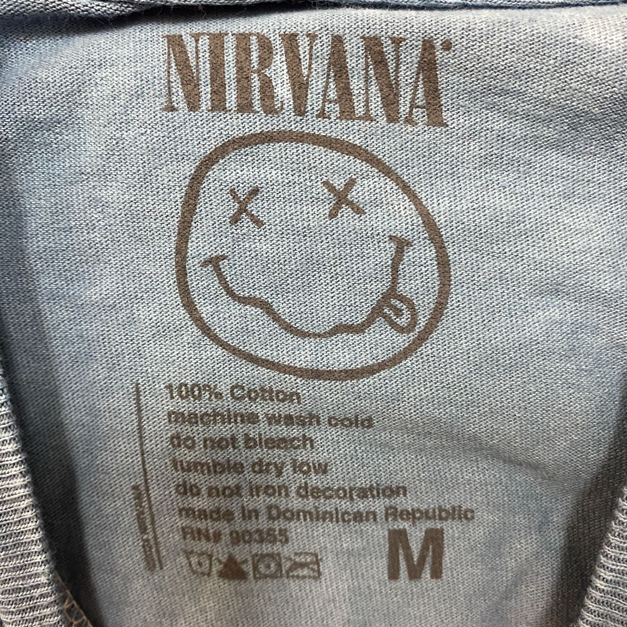 Nirvana Nirvana Nevermind Album Dead Smiley Light Blue T-Shirt Mediu Size US M / EU 48-50 / 2 - 4 Thumbnail