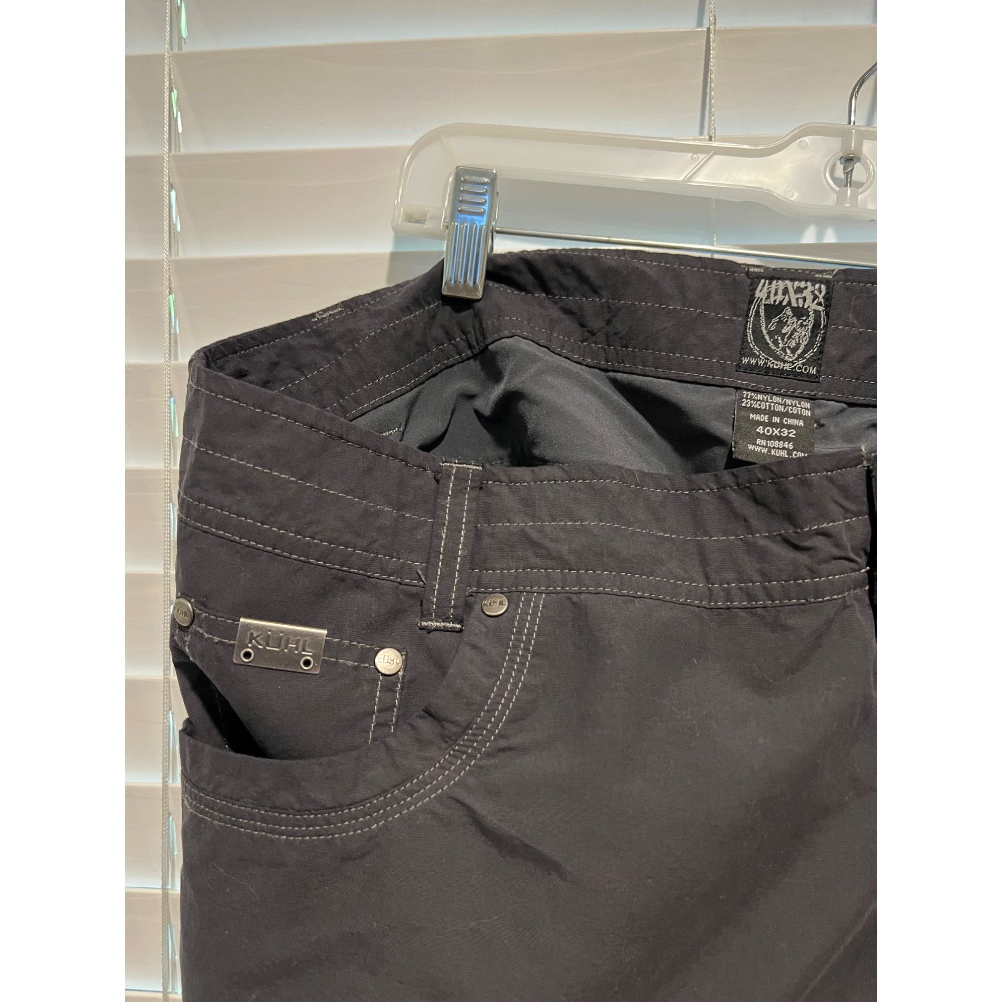 Kuhl Kuhl Liberator Convertible Stealth Mens Pants - Size 40x32 Size US 40 / EU 56 - 3 Thumbnail