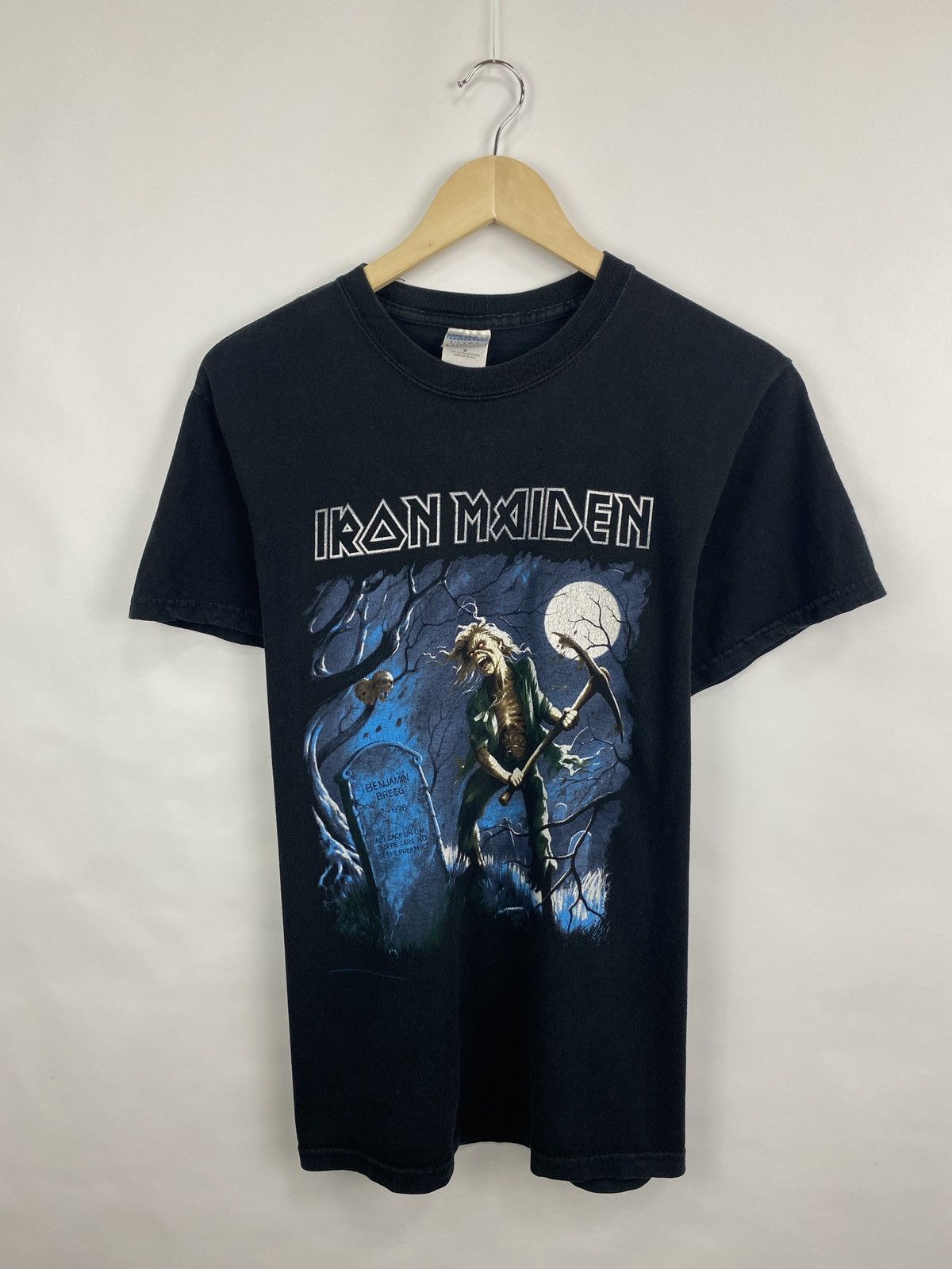 Iron Maiden 🇺🇸 ☠️ Vintage Y2K Iron Maiden Death Skull skeleton rare retro Size US M / EU 48-50 / 2 - 3 Thumbnail