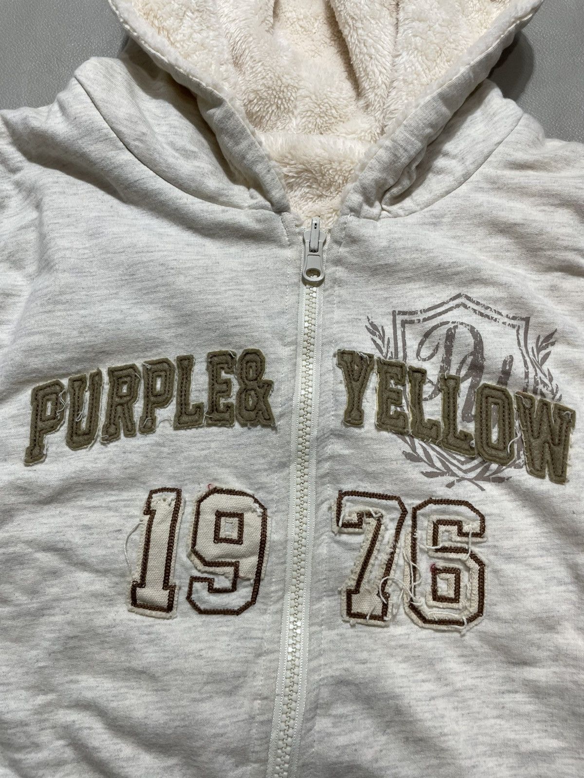 If Six Was Nine Fleece zip Hoodie Reversible Japanese purple yellow Size US M / EU 48-50 / 2 - 9 Thumbnail