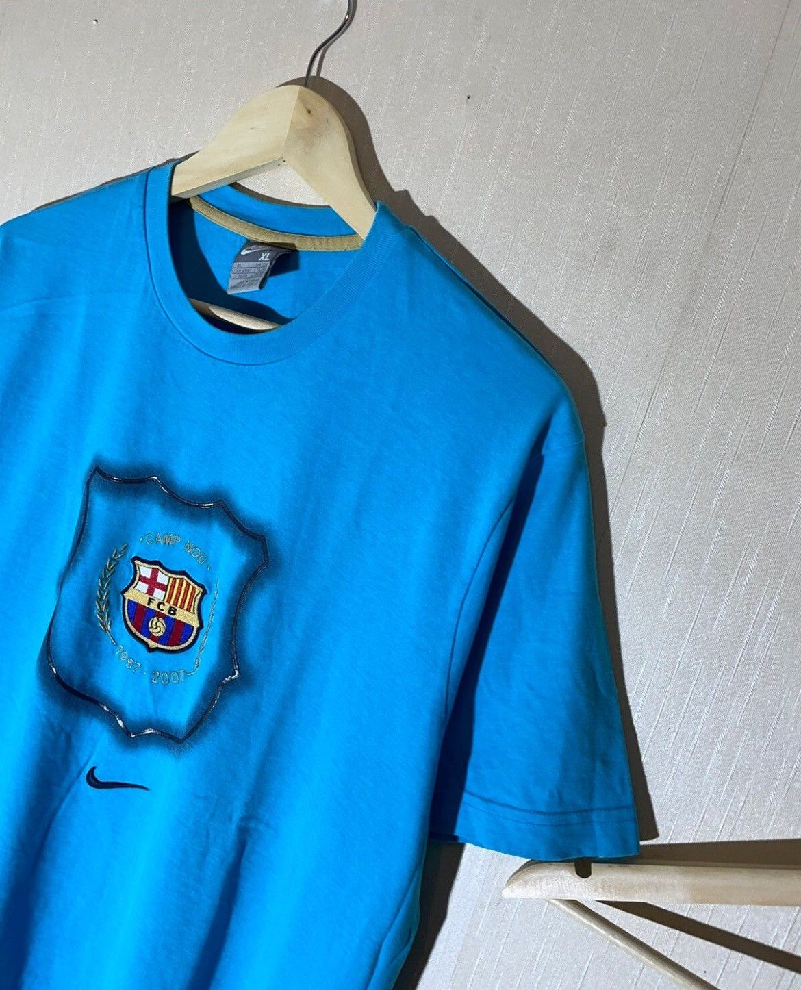 Nike × Vintage Nike Barcelona vintage T shirt Size US XL / EU 56 / 4 - 2 Thumbnail